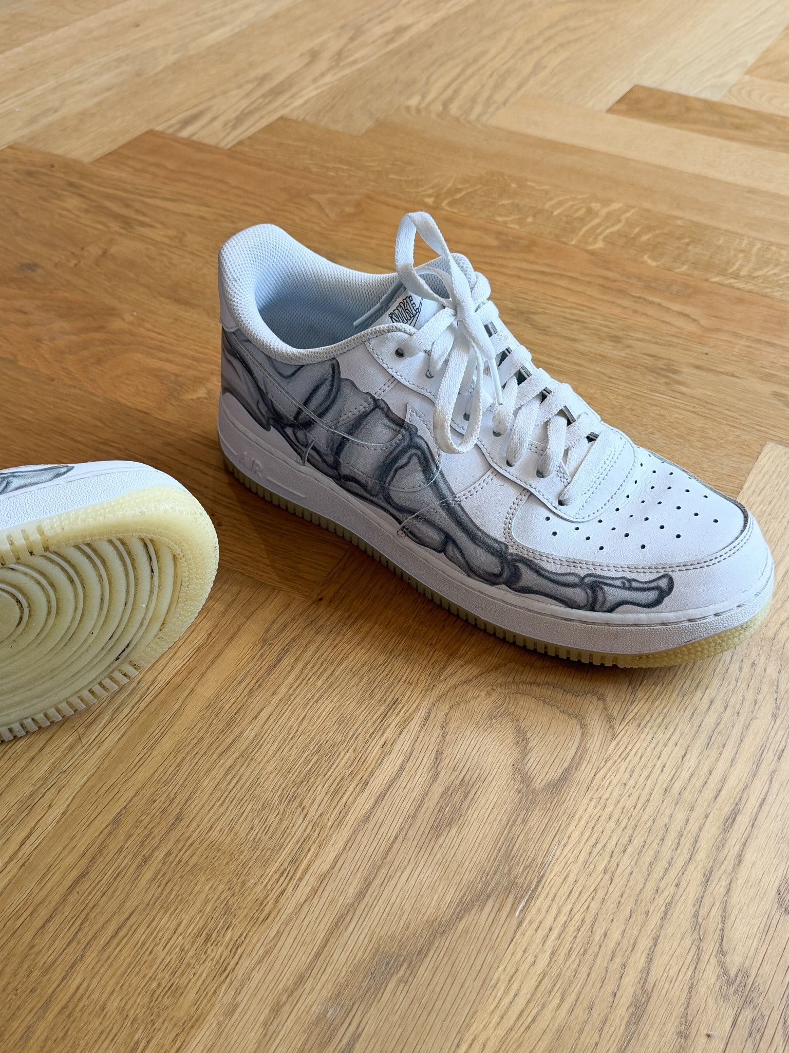 Nike Nike Air Force 1 '07 Skeleton QS' Sneakers Size US 10.5 / EU 43-44 - 4 Thumbnail