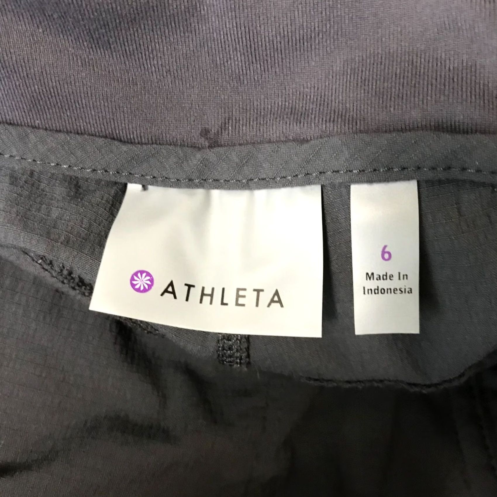 Athleta WOMEN'S GRAY ATHLETA JOGGER PANTS 6 NYLON BLEND Size 28" / US 6 / IT 42 - 8 Thumbnail