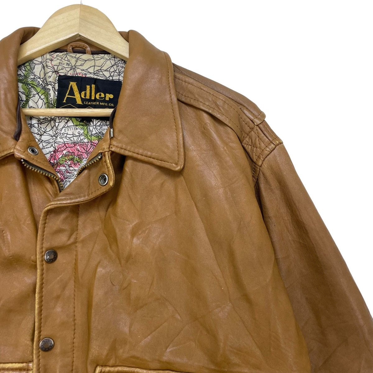 Aviator Nation × Vintage Japanese Brand Adler Leather MfG Style In Califonia Size US M / EU 48-50 / 2 - 5 Thumbnail