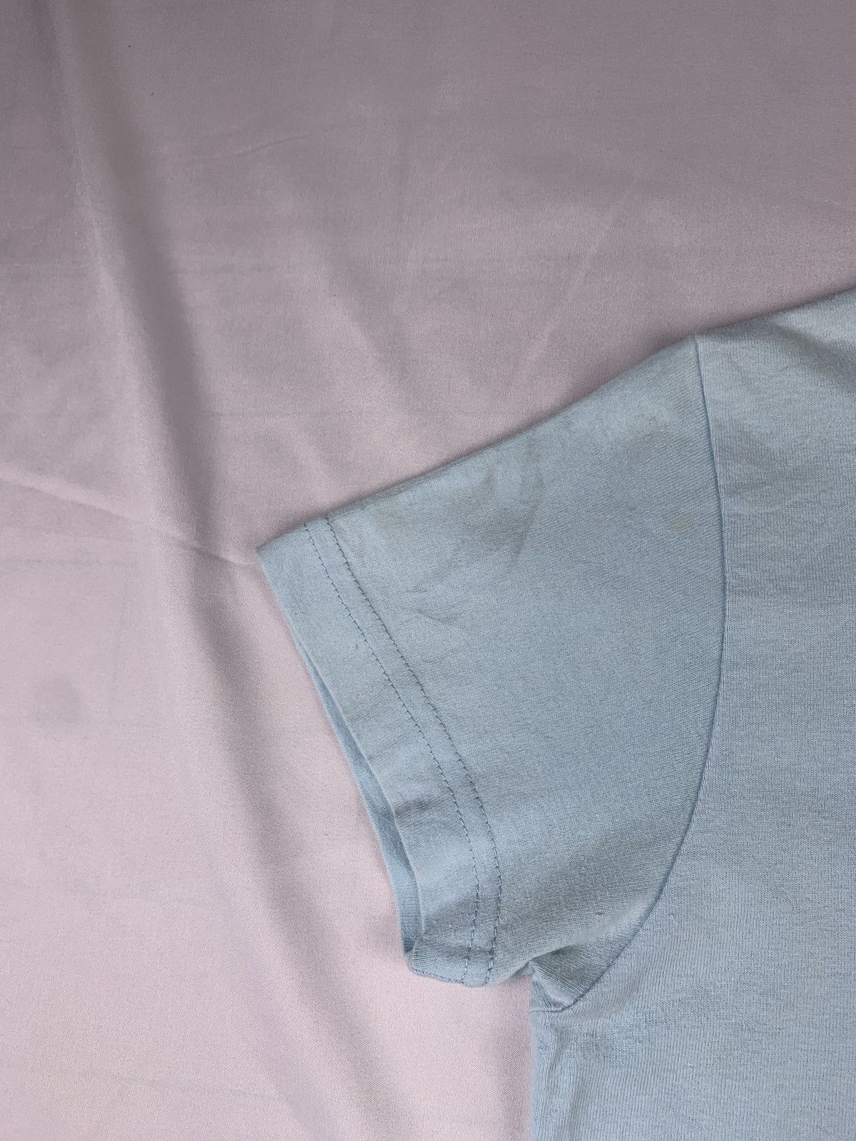 Japanese Brand t-fact Soft Blue Japan Protest Art Graphic Tee Size US S / EU 44-46 / 1 - 4 Thumbnail