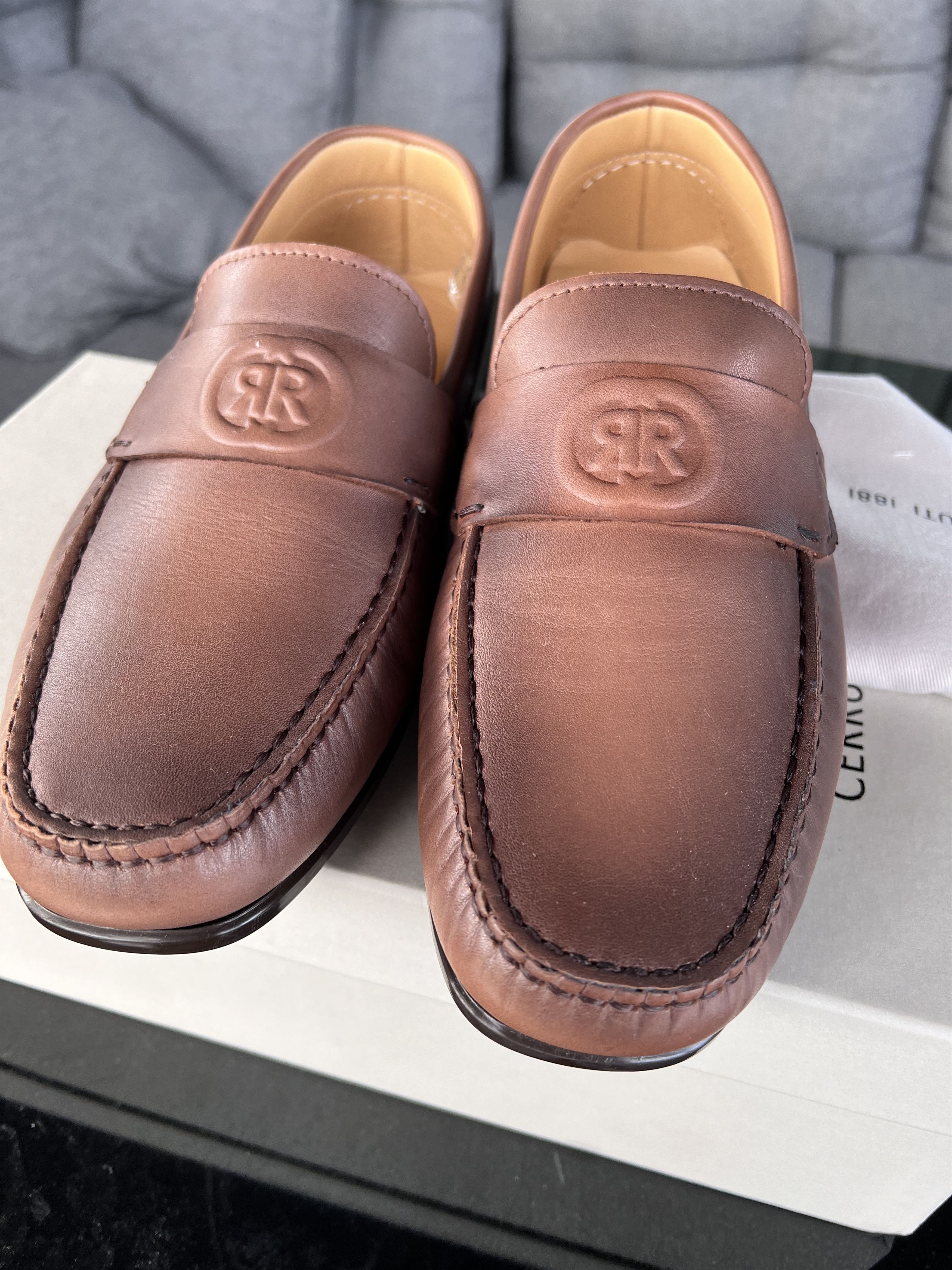 Cerruti 1881 Leather loafers Size US 9 / EU 42 - 4 Thumbnail