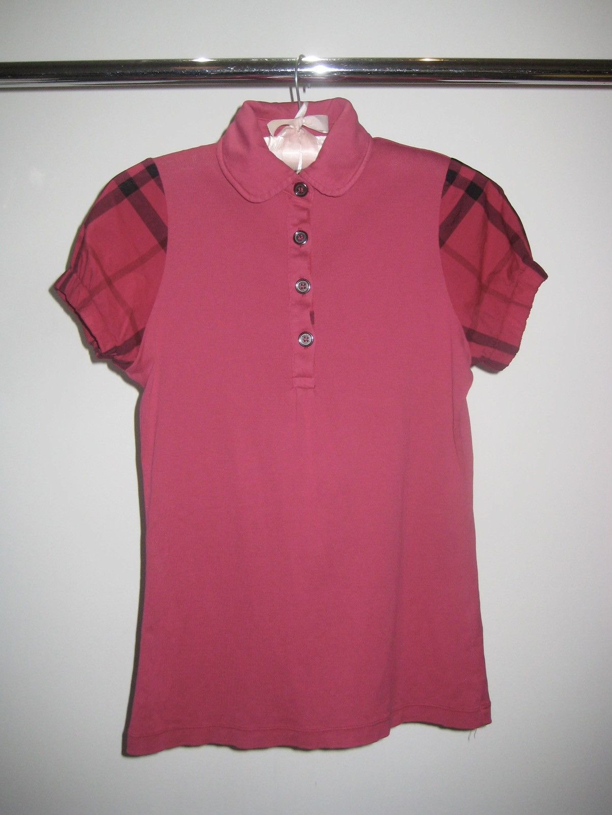 Burberry Rare vintage Burberry London pink polo top Size M / US 6-8 / IT 42-44 - 1 Thumbnail
