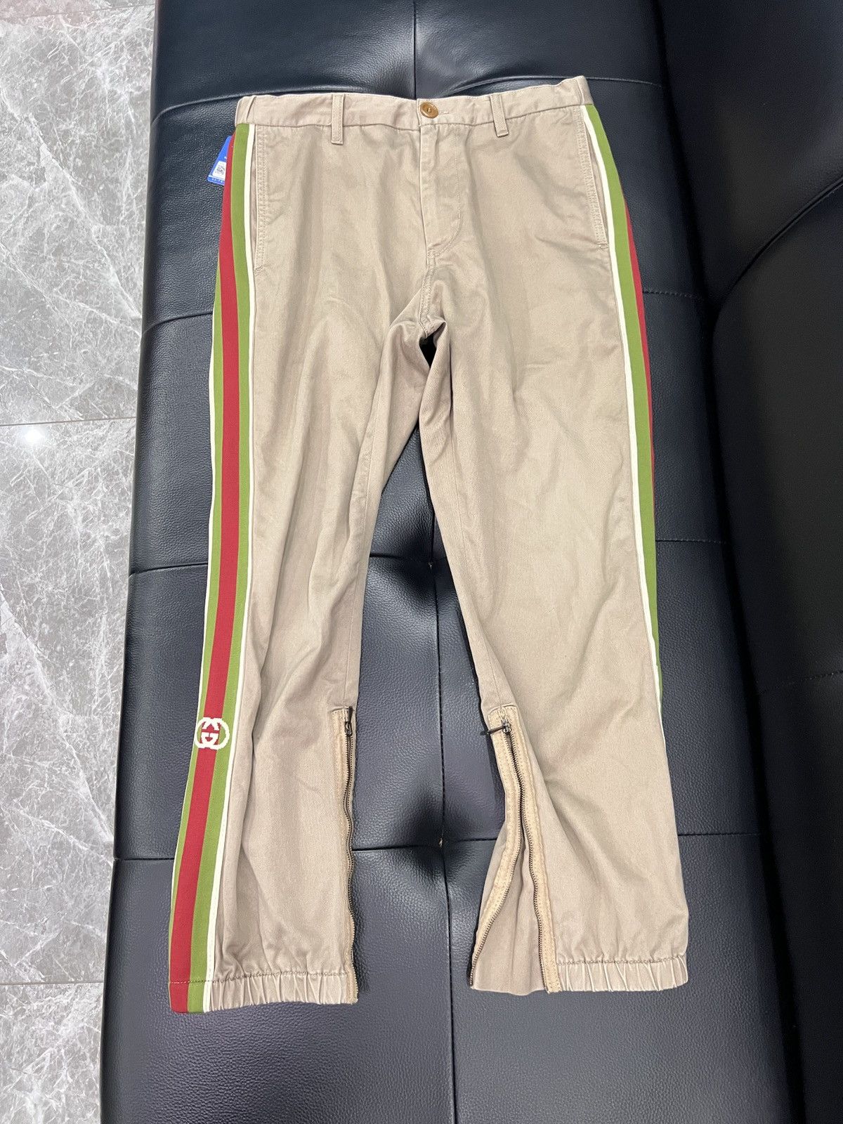 Gucci Gucci Stripe Logo Casual Trousers Size US 36 / EU 52 - 8 Thumbnail