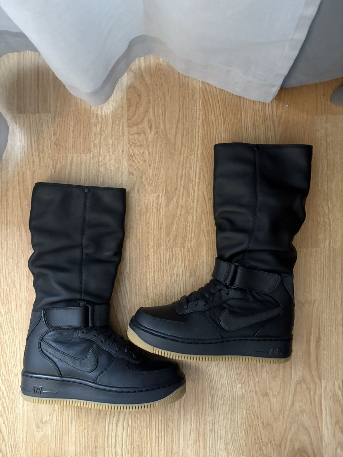 Nike Nike Air Force 1 Upstep Warrior Black Size US 7 / IT 37 - 2 Thumbnail