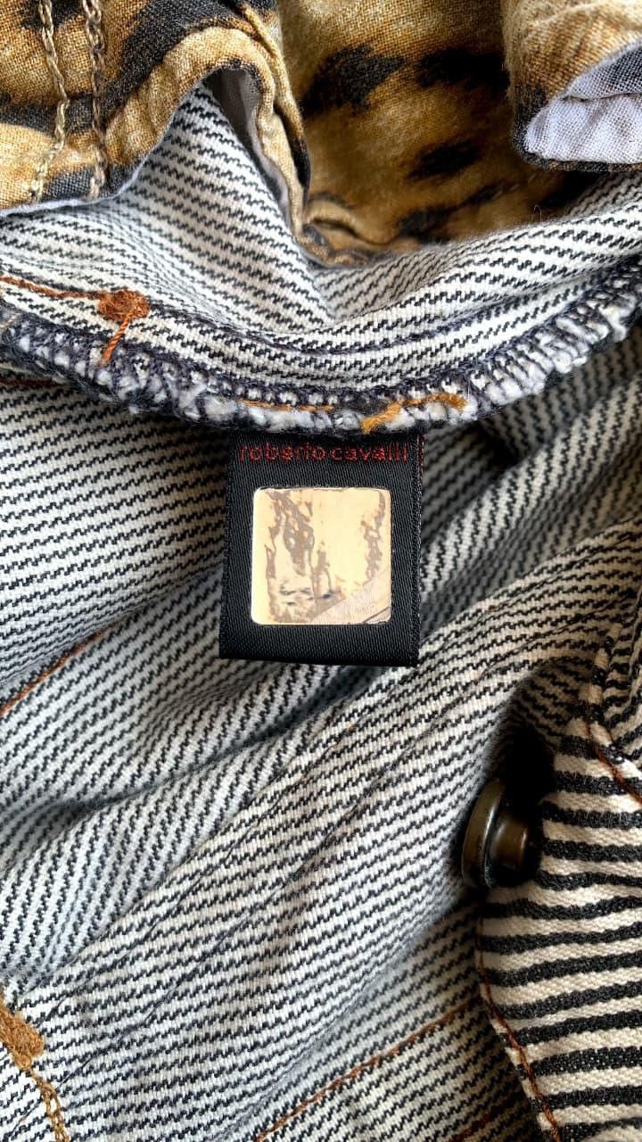Roberto Cavalli Roberto Cavalli Bootcut Denim Stripe Print Provocateur Size 29" - 8 Thumbnail