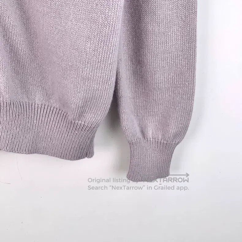 Dior Dior Purple logo embroidered cashmere round neck single-br Size US XS / EU 42 / 0 - 4 Thumbnail
