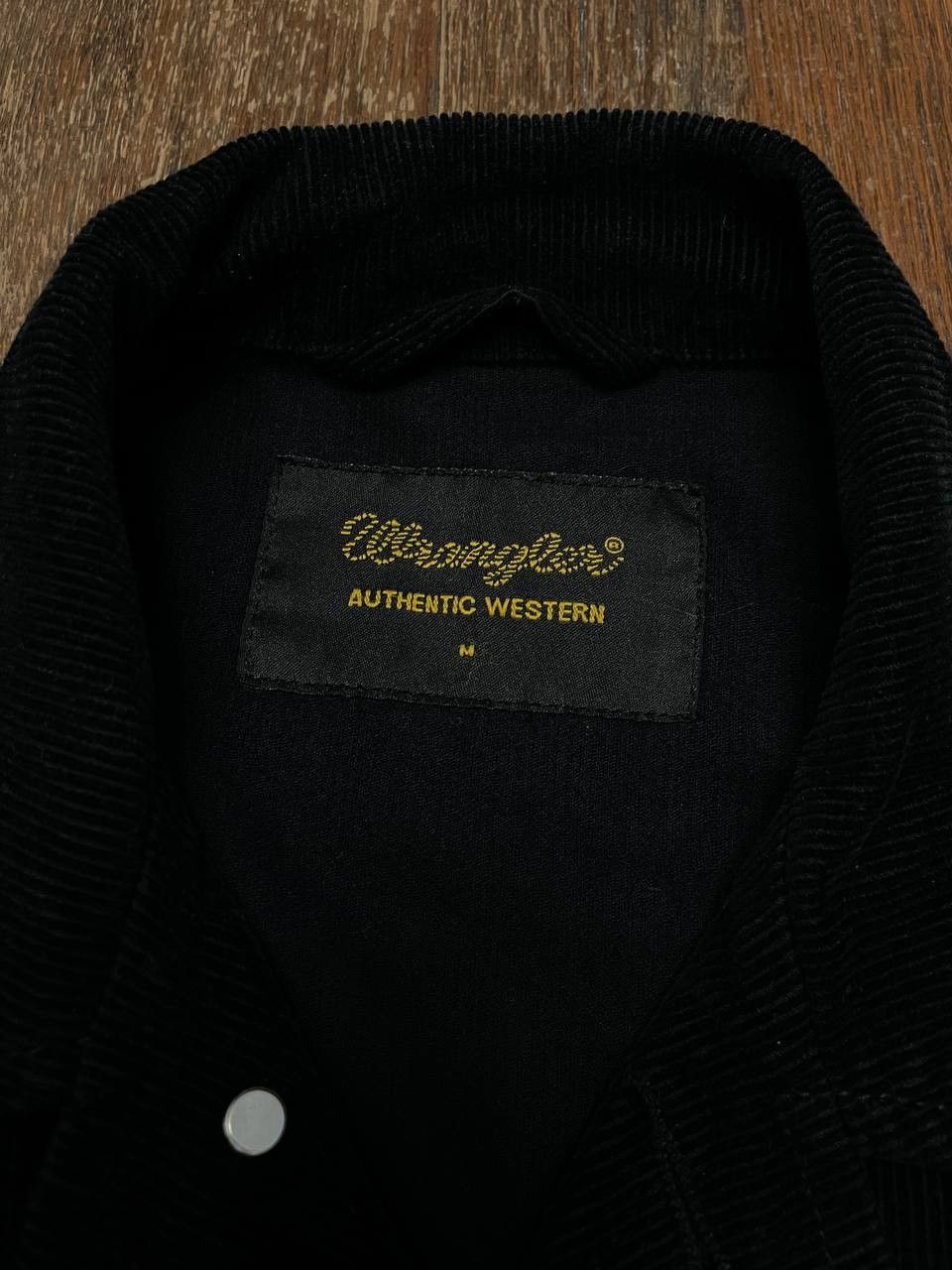 Wrangler Vintage Wrangler Velvet Denim Black Jacket 90s Japan style Size US M / EU 48-50 / 2 - 4 Thumbnail