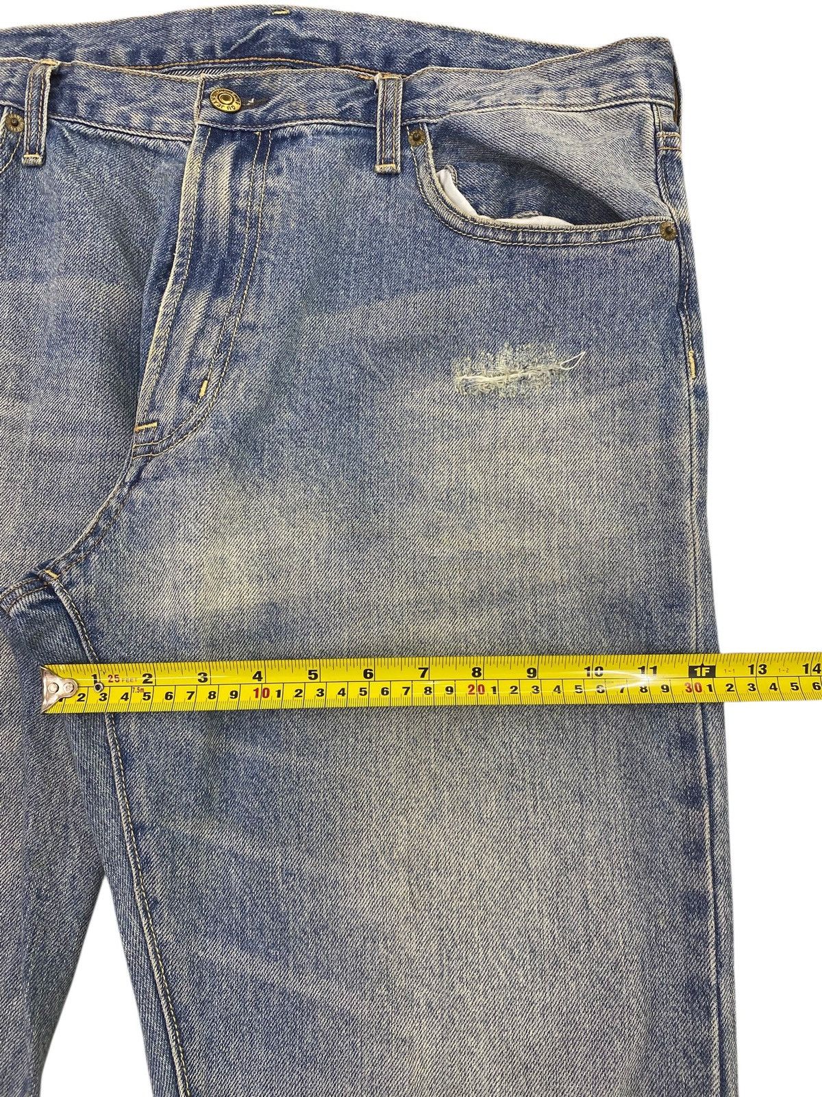 GU GU Faded Blue Wash Ripped Style Skinny Jeans Size US 36 / EU 52 - 7 Thumbnail
