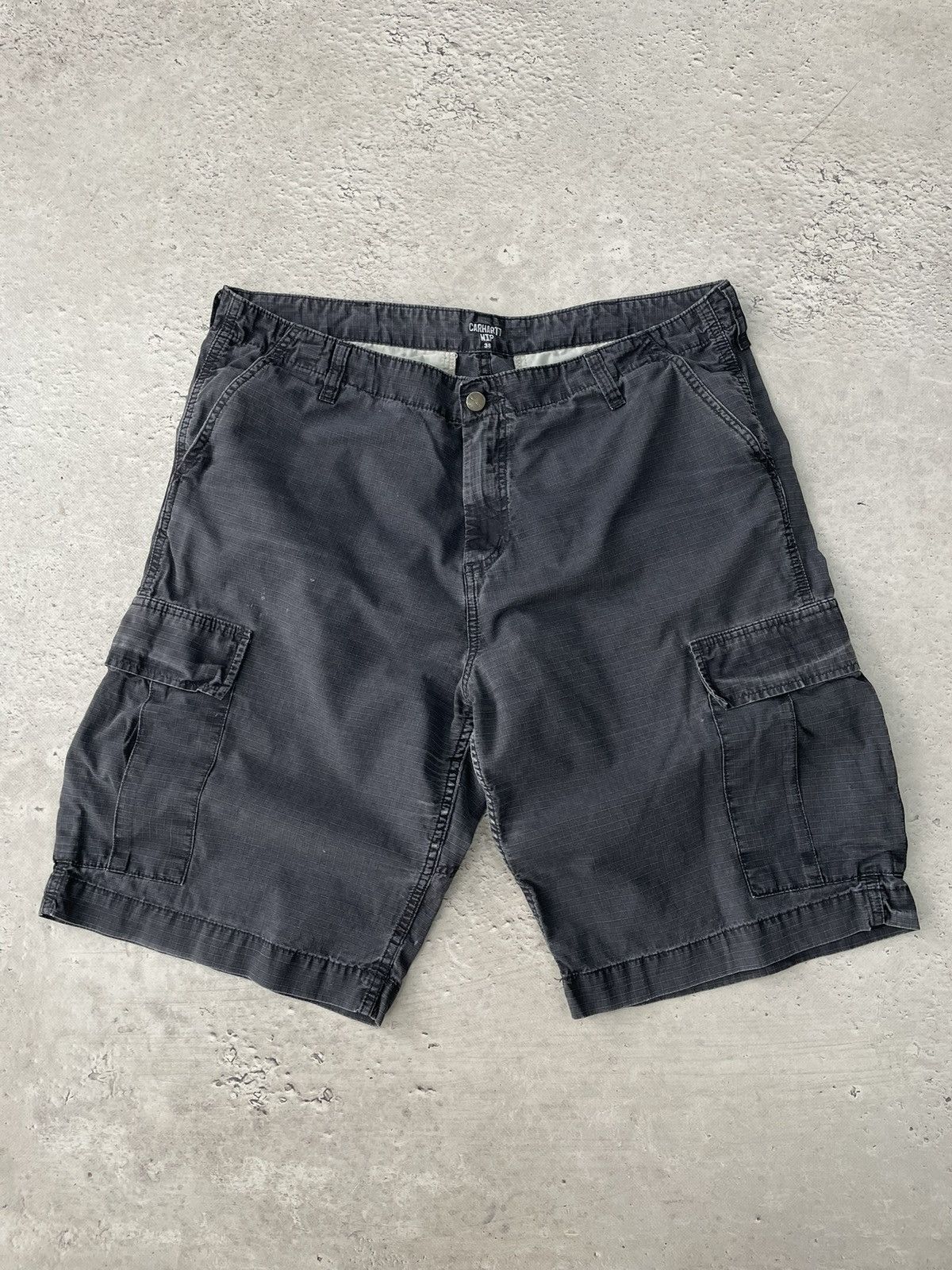 Carhartt Carhartt washed cargo Carhartt y2k shorts pants Size US 38 / EU 54 - 1 Thumbnail