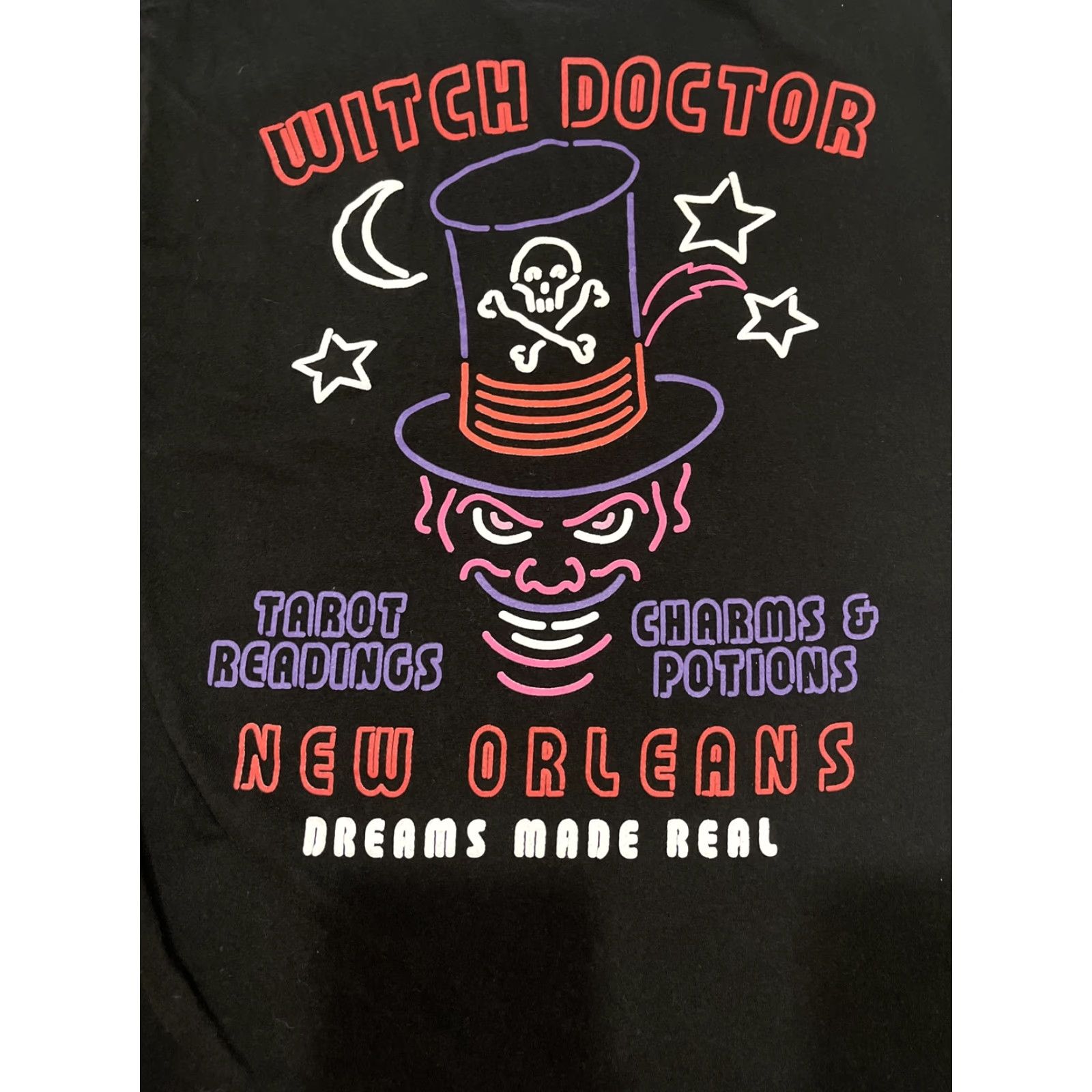 Disney VINTAGE Disney Black Witch Doctor New Orleans T-Shirt Medium Size US M / EU 48-50 / 2 - 5 Thumbnail