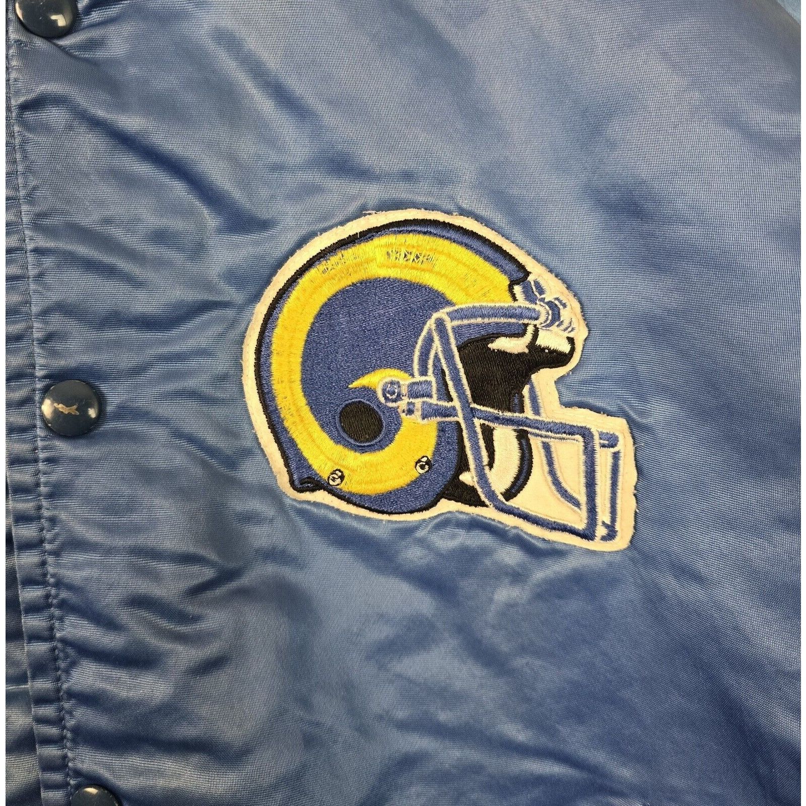 Chalk Line Vintage 80s Chalk Line Los Angeles Rams Bomber Jacket XL Size US XL / EU 56 / 4 - 6 Thumbnail