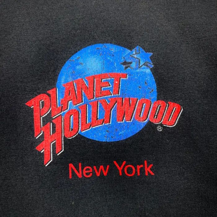 Vintage Vintage 90’ PLANET HOLLYWOOD NEW YORK Store Tee Shirt Size S / US 4 / IT 40 - 4 Thumbnail