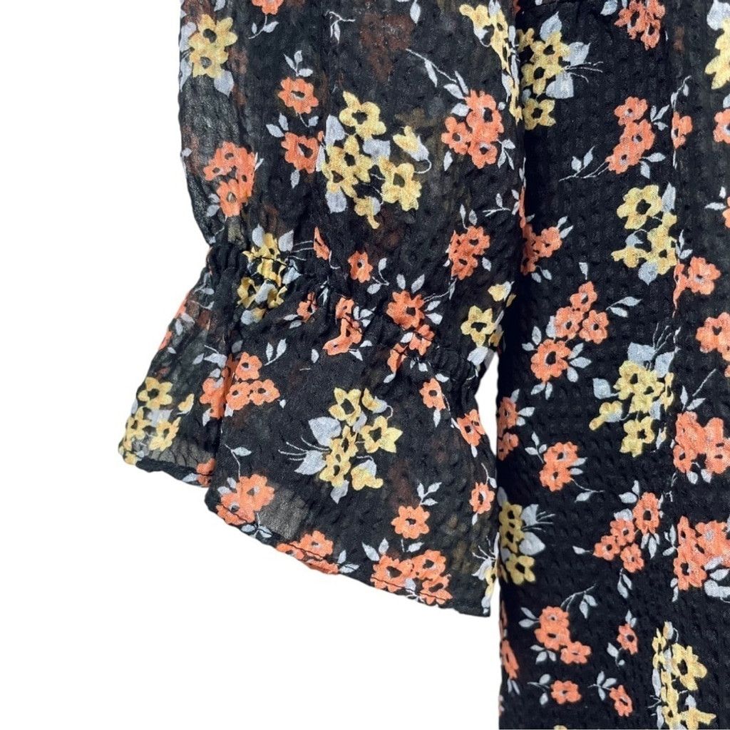 Free People Free People Doll Pants Chiffon Baby Doll Floral Dress Size 2 Size XS / US 0-2 / IT 36-38 - 8 Thumbnail
