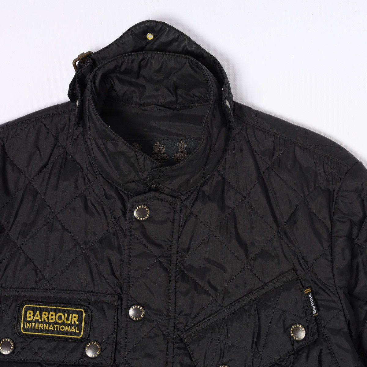 Barbour Barbour International Quilted Black Nylon Jacket Multipocket Size US S / EU 44-46 / 1 - 4 Thumbnail
