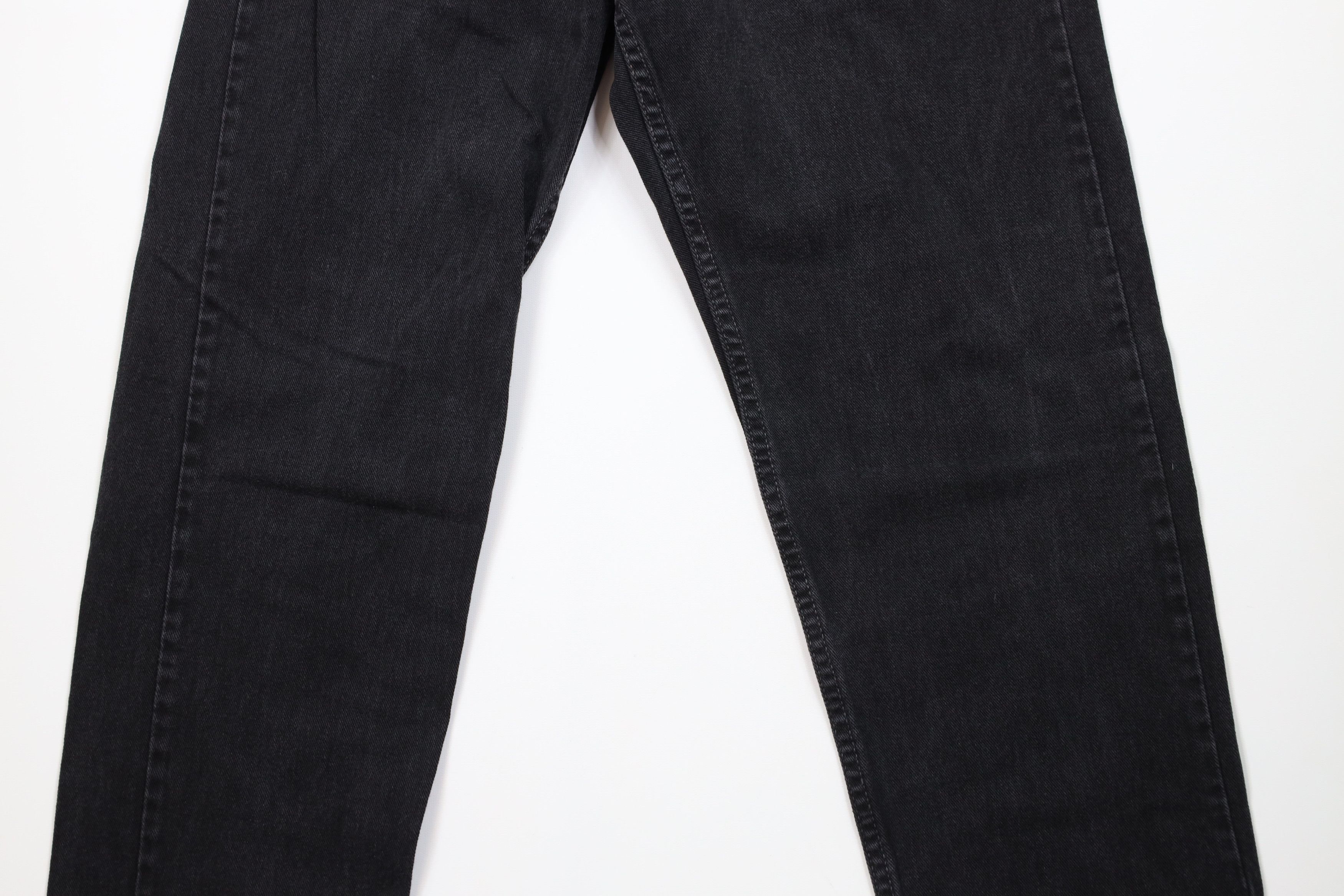 Levi's Vintage Y2K 2001 Levis 550 Fit Tapered Leg Jeans Black Size US 30 / EU 46 - 3 Thumbnail