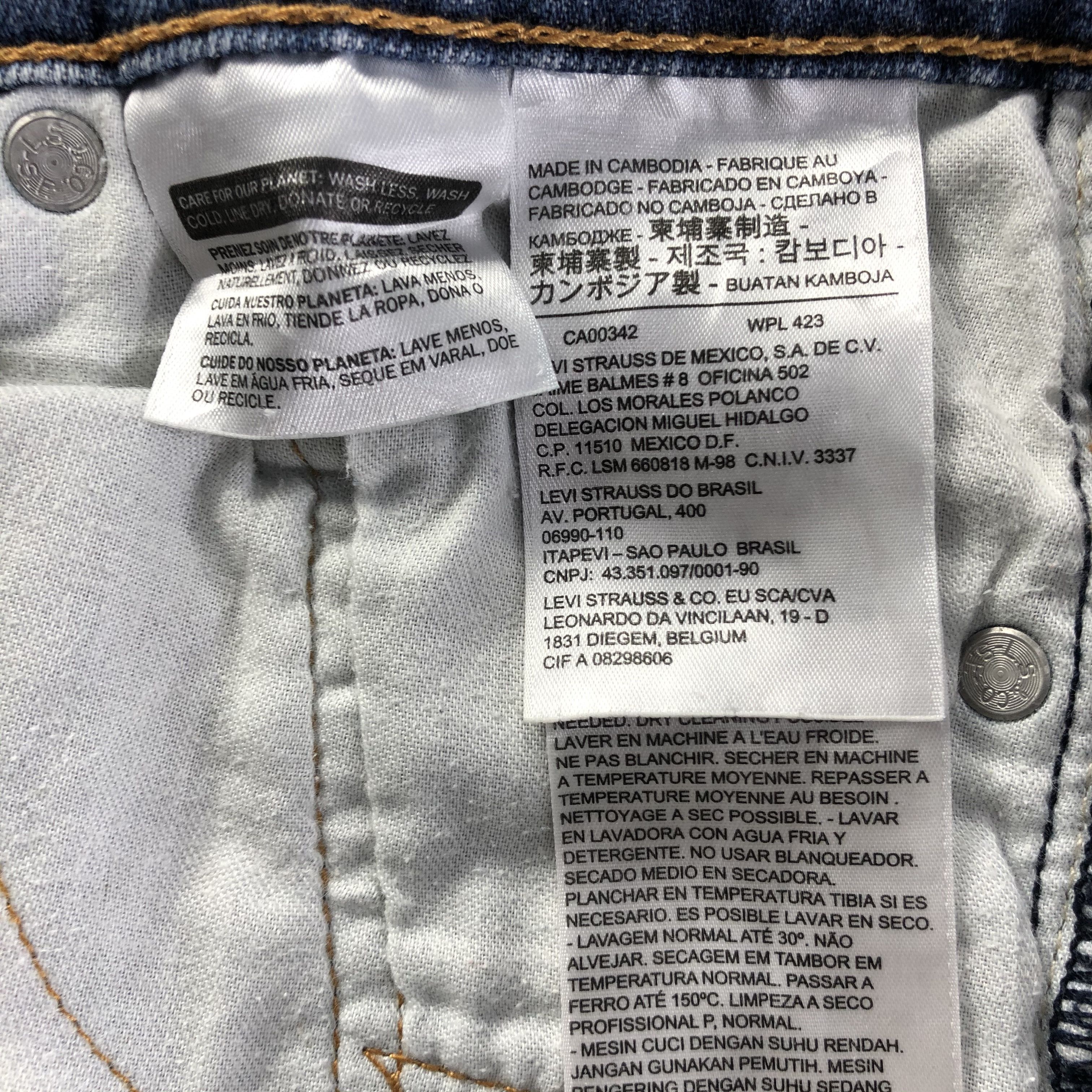 Levi's × Vintage Vintage Blue Wash Levis 513 Jeans-JM3270 Size US 31 - 10 Thumbnail