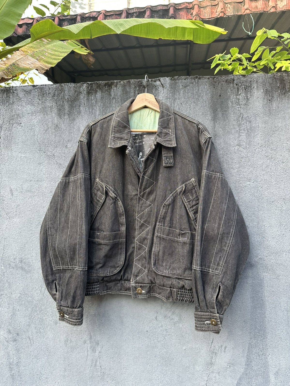 Vintage 🪖Vintage Jeanjaures Parachute Bomber Jacket Size US M / EU 48-50 / 2 - 1 Thumbnail
