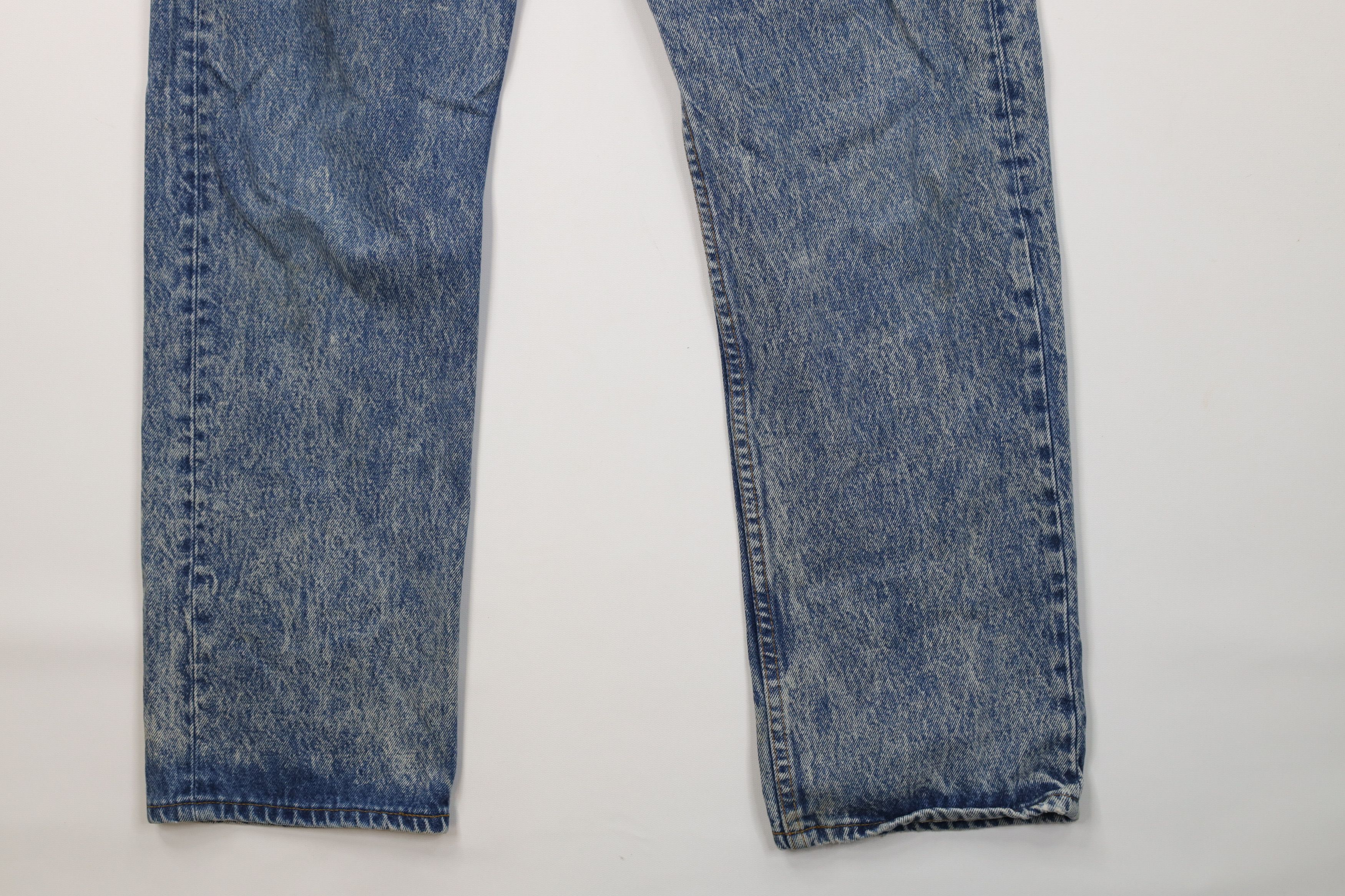 Levi's Vintage 80s Levis 501xx Wash Straight Leg Jeans Blue USA Size US 32 / EU 48 - 4 Thumbnail