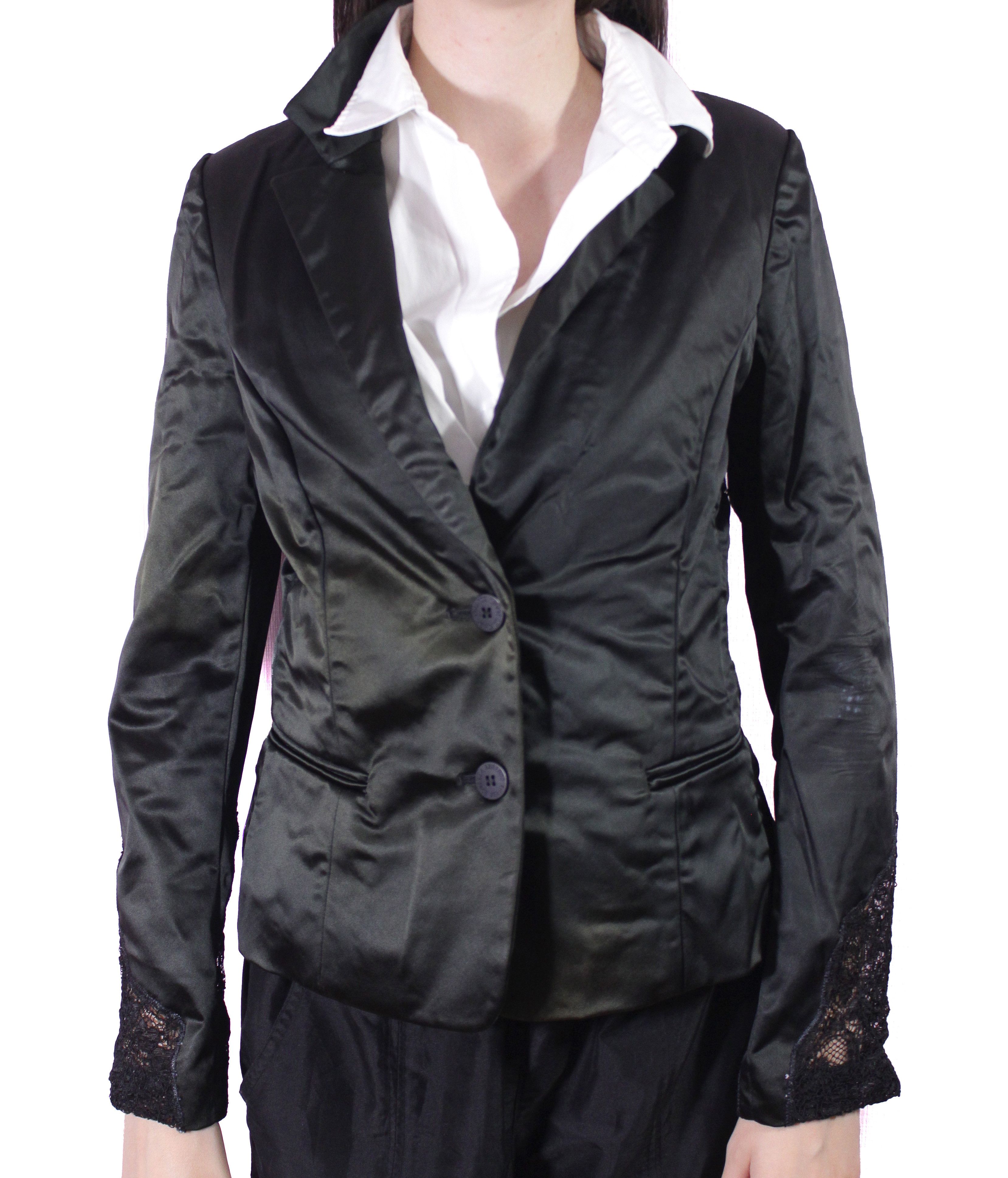 Versace Nylon Embroidered Blazer Vintage Size M / US 6-8 / IT 42-44 - 2 Thumbnail
