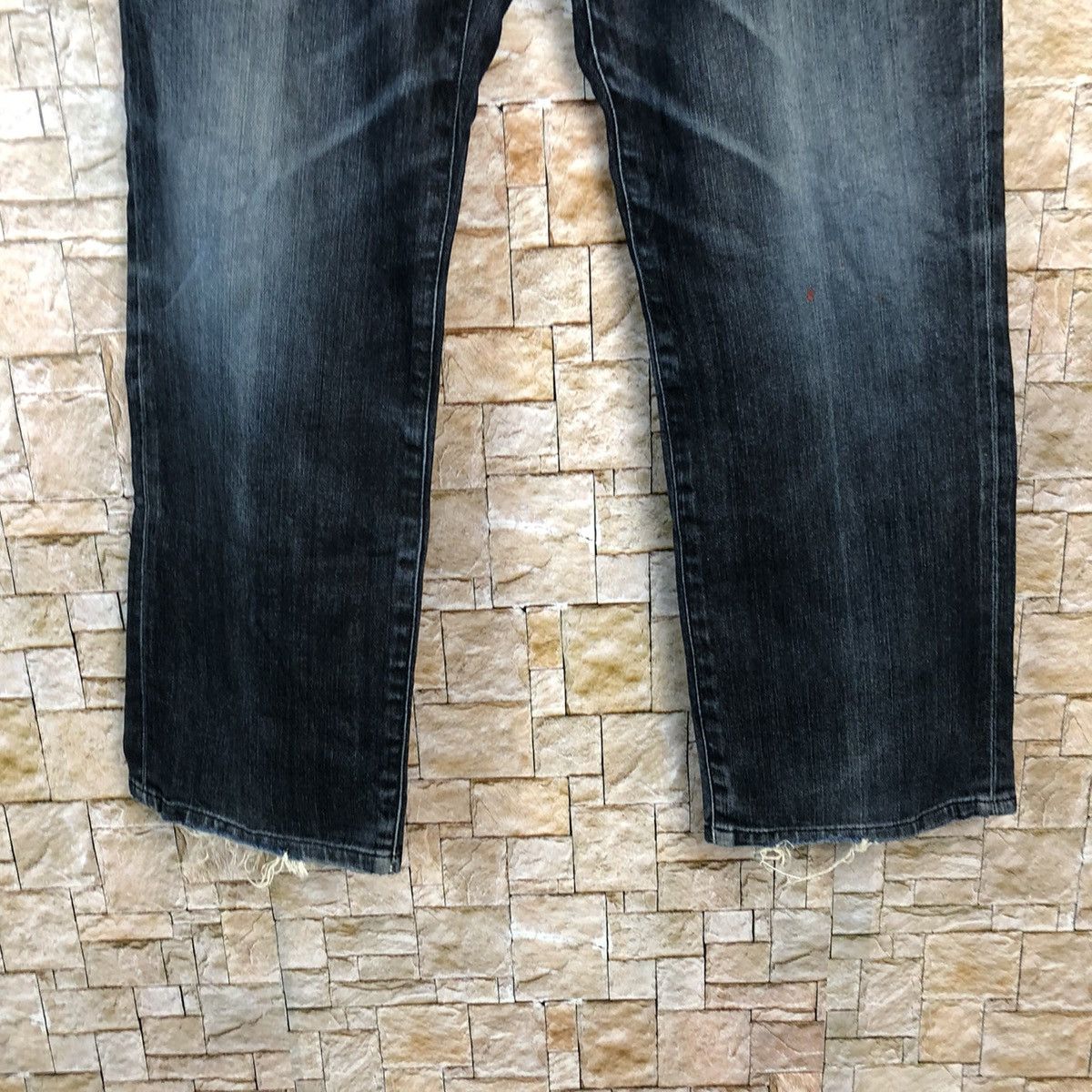 Uniqlo Japan uniqlo faded Blue vintage denim Jeans #A348 Size US 33 - 7 Thumbnail