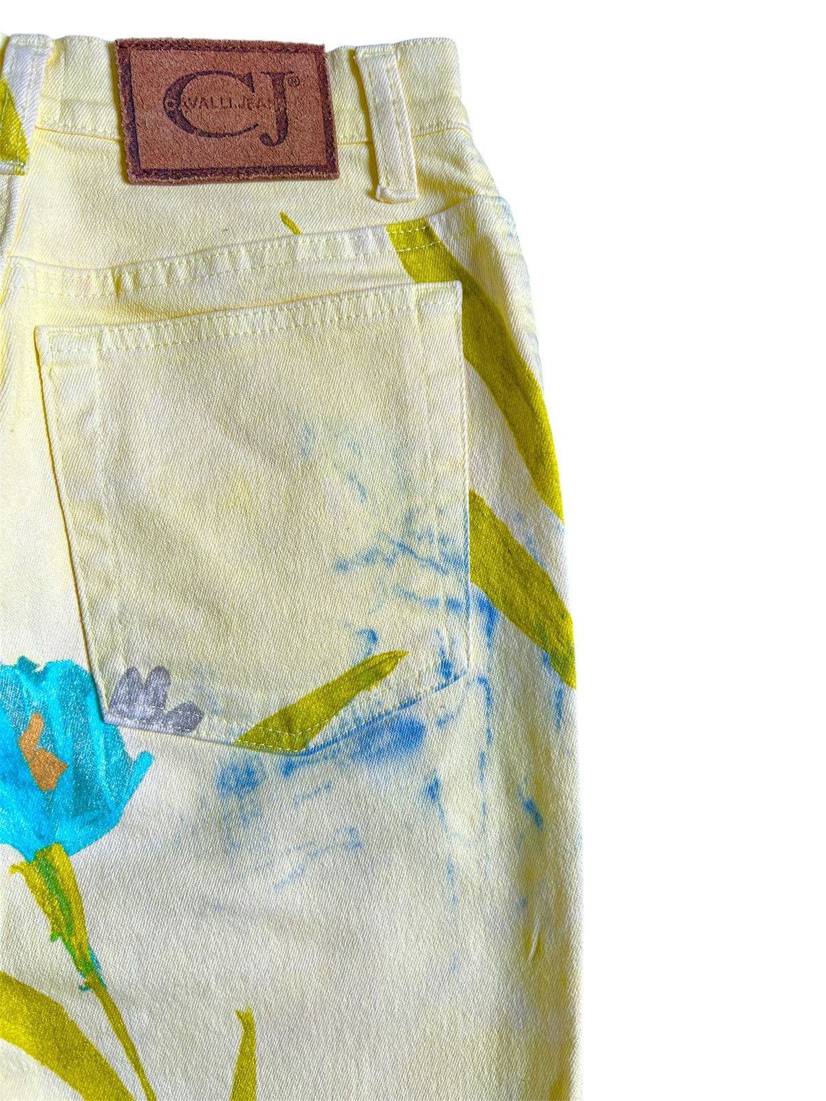 Roberto Cavalli ROBERTO CAVALLI FLOWERS PRINT JEANS pants floral Size 26" / US 2 / IT 38 - 5 Thumbnail