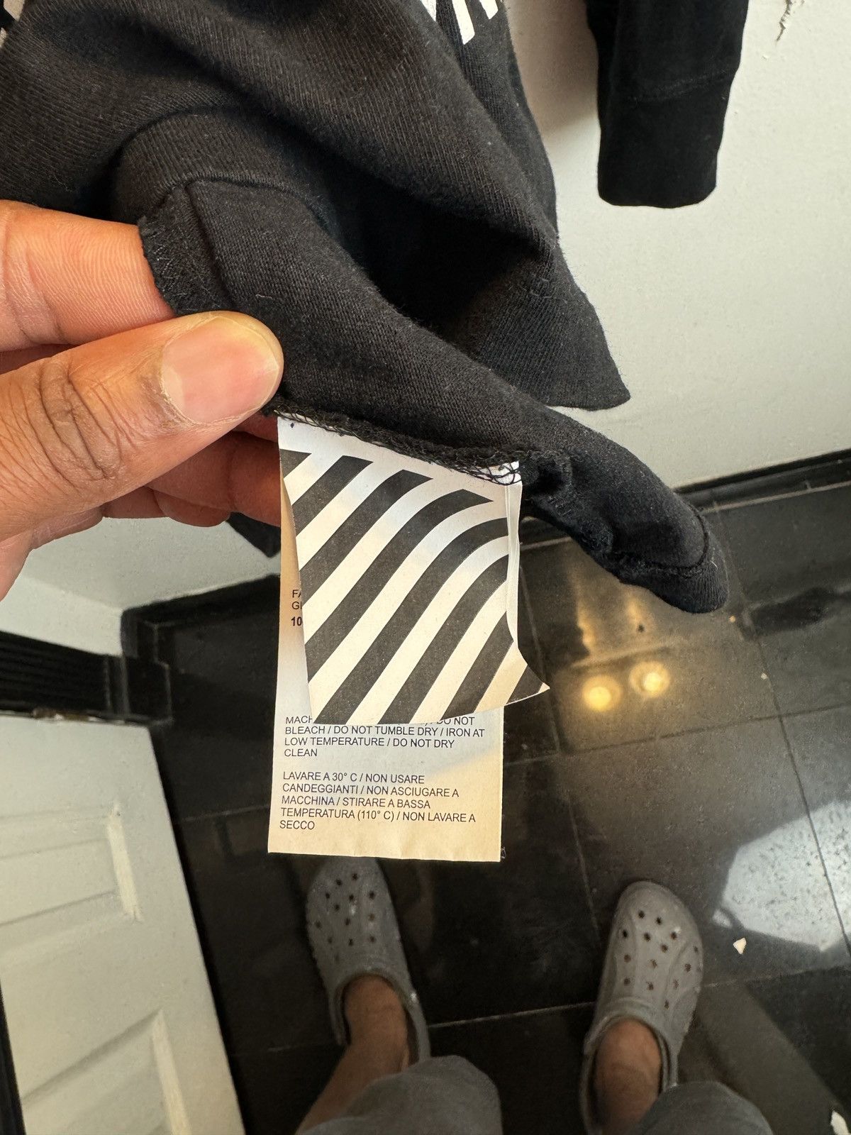 Off-White Black Summer Long Sleeve T-Shirt Size US M / EU 48-50 / 2 - 11 Thumbnail