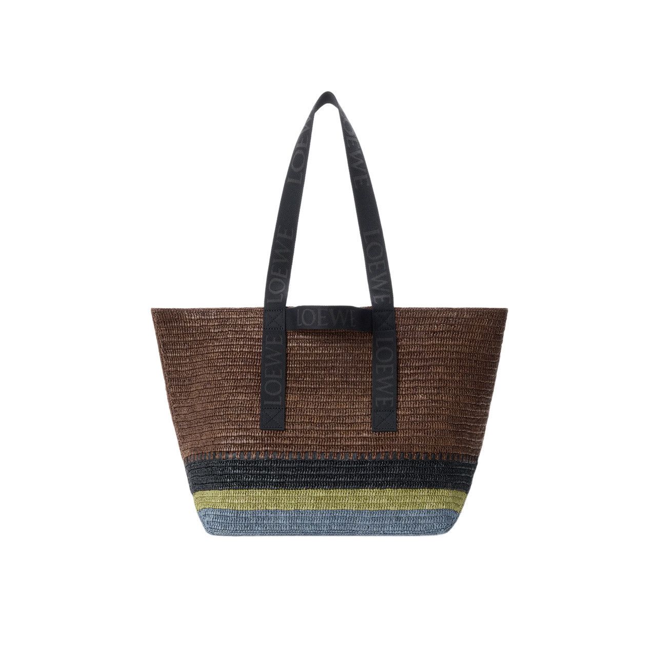 Loewe LOEWE Fold Shopper $1990 Brown Raffia Tote Bag New & Authent Size ONE SIZE - 3 Thumbnail