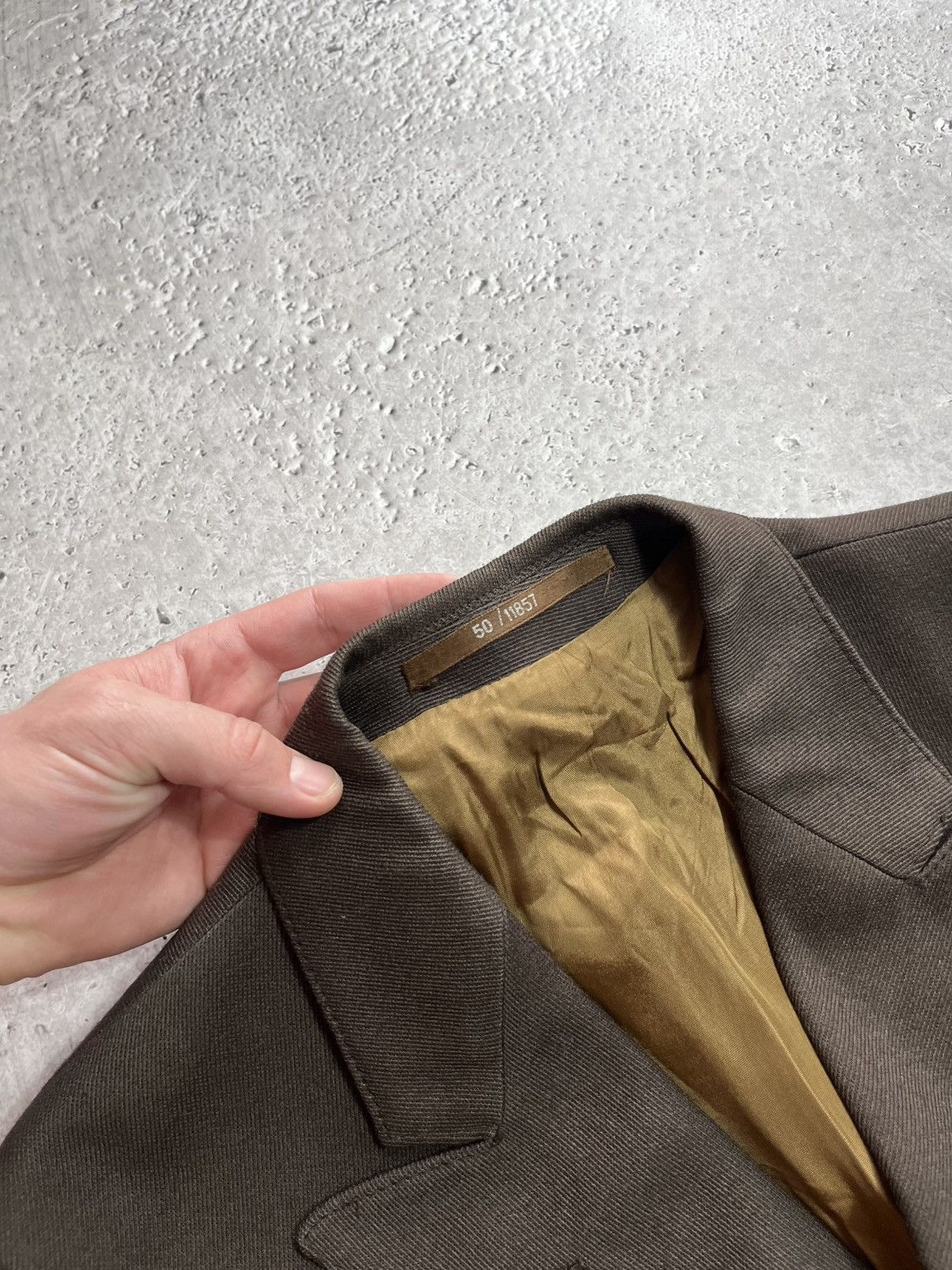 Other Vintage Brown Double Breasted Blazer Wool Mix Size 50 Jacket Size US M / EU 48-50 / 2 - 6 Thumbnail