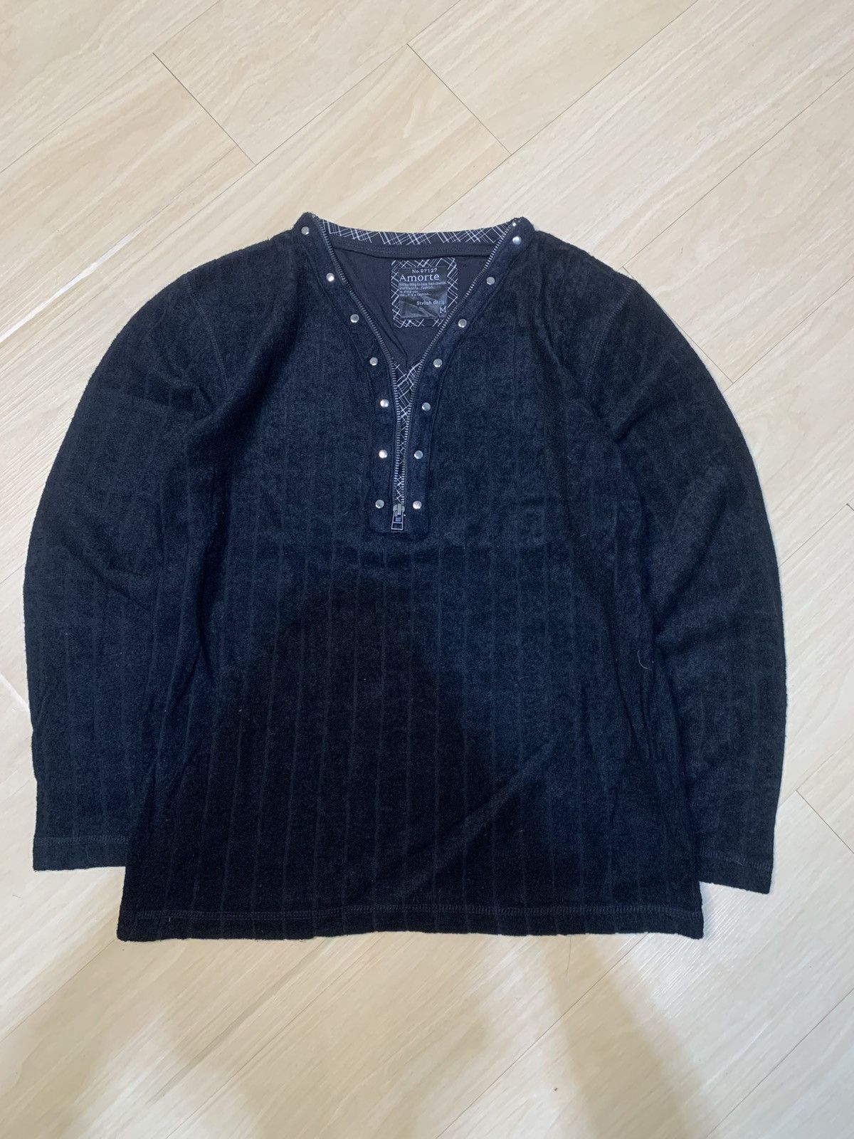 Japanese Brand Amore Wool Longsleve Size US M / EU 48-50 / 2 - 1 Thumbnail