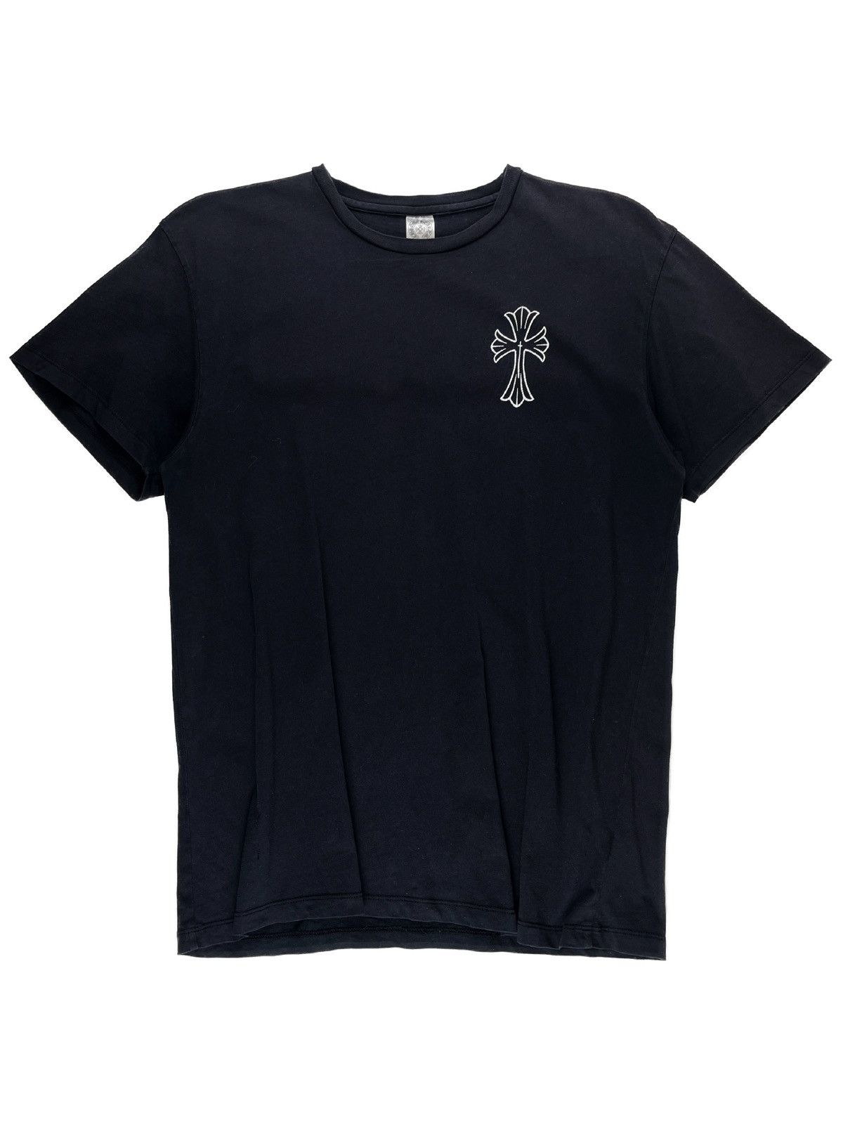 Chrome Hearts × Vintage Chrome Hearts Cross Poem Back Logo Pocket Tshirt Black Size US S / EU 44-46 / 1 - 2 Thumbnail