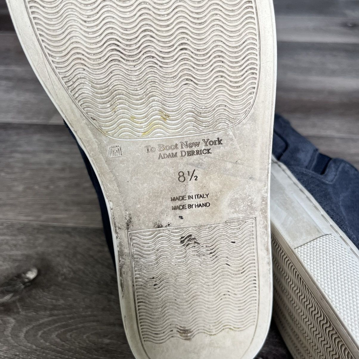 Designer × To Boot New York To Boot New York Racer Suede Slip-On Sneakers Shoes Blue 8.5 Size US 8.5 / EU 41-42 - 7 Thumbnail