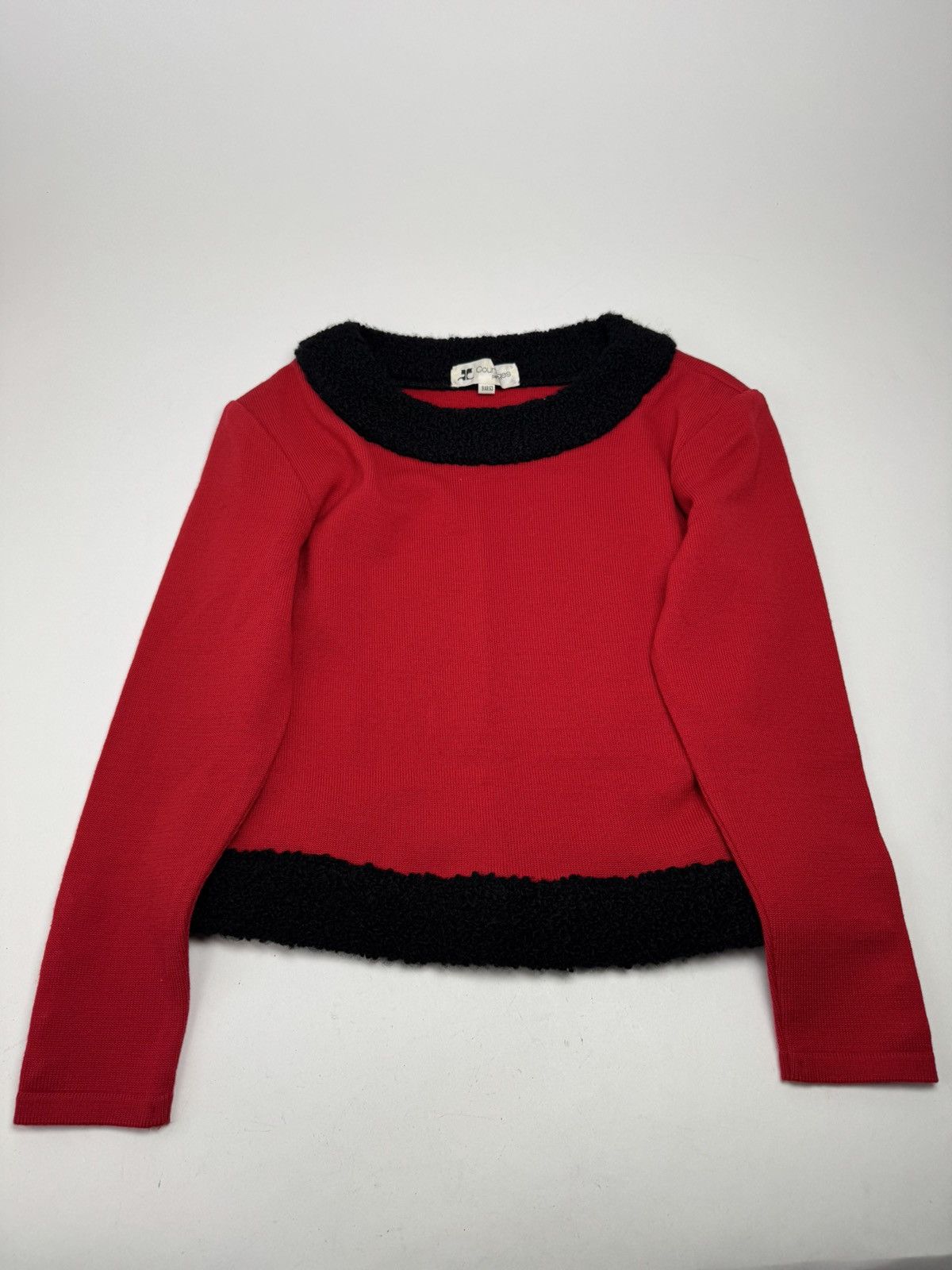 Courreges Vintage Courreges Sweather Red Size M / US 6-8 / IT 42-44 - 5 Thumbnail