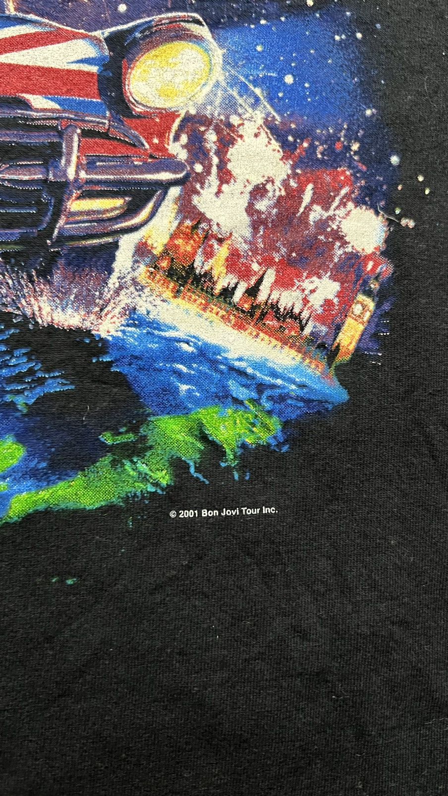 Vintage 2001 Bon Jovi four wild nights tour screen stars t shirt Size US L / EU 52-54 / 3 - 5 Thumbnail