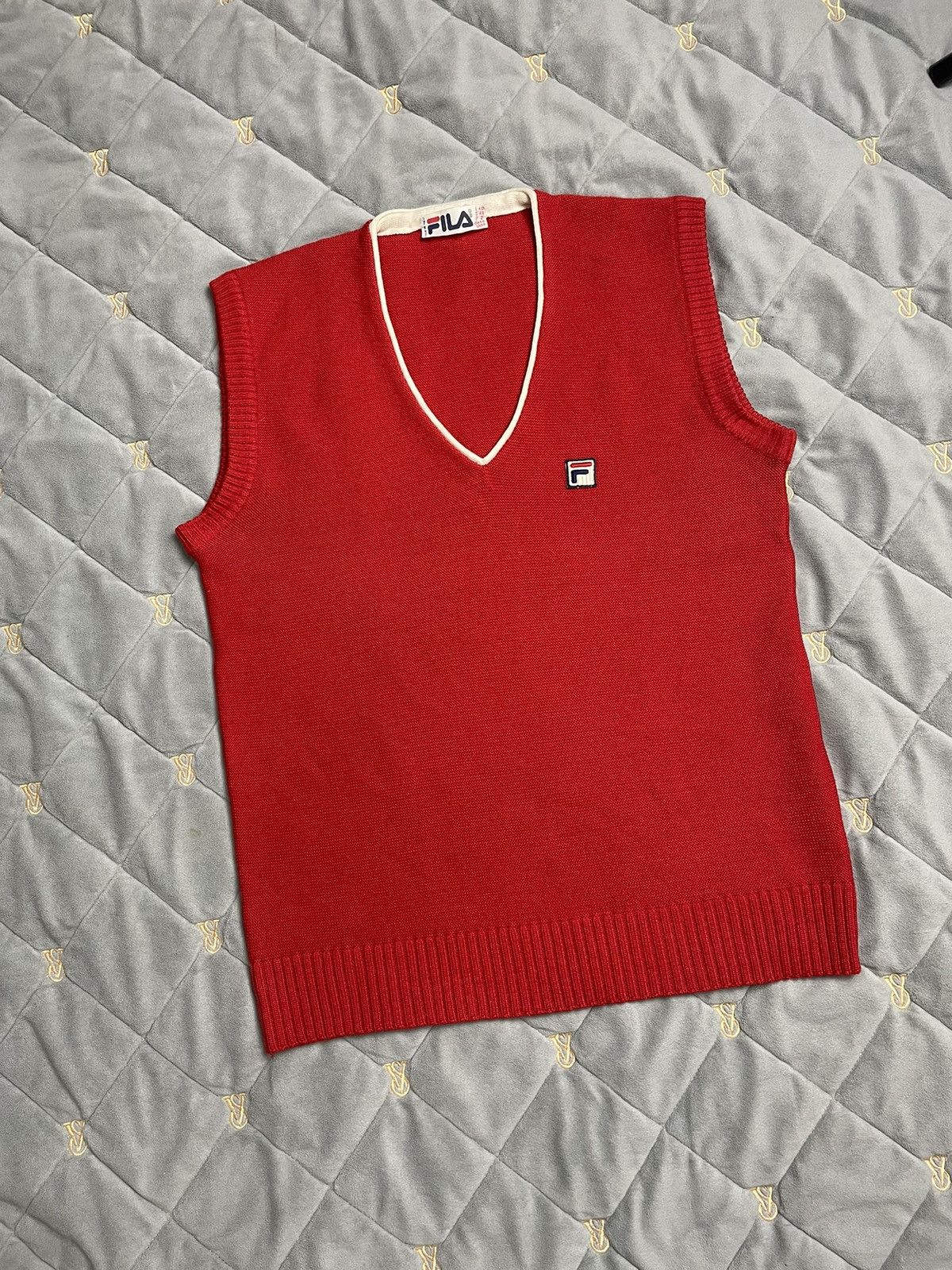 Vintage Fila Wool Vest Y2K