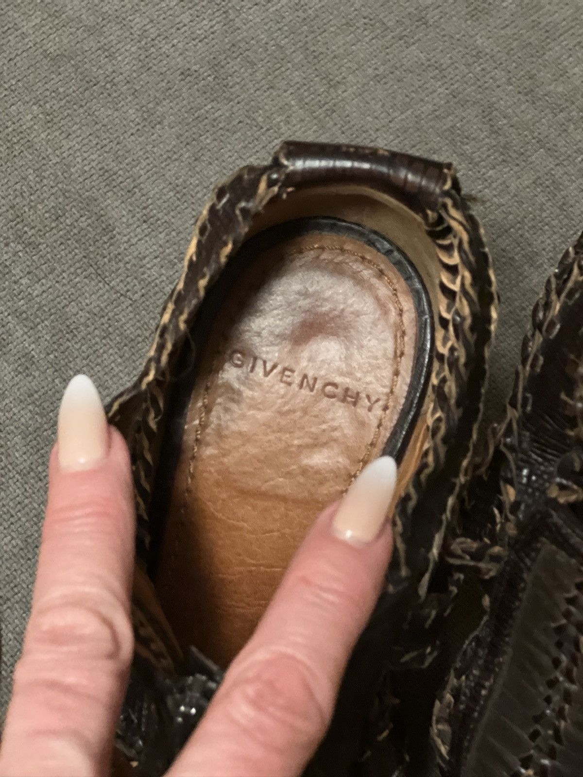 Givenchy Givenchy Crocodile Leather Heels Size US 7.5 / IT 37.5 - 3 Thumbnail