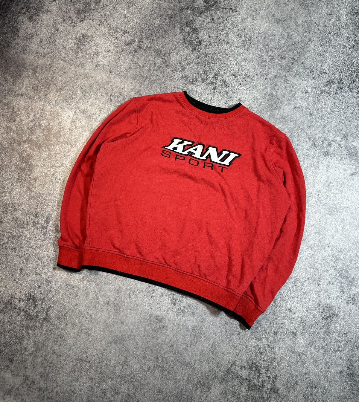 Karl Kani × Vintage Vintage Karl Kani Big Logo Sweatshirt Streetwear Rare USA S Size US S / EU 44-46 / 1 - 1 Thumbnail