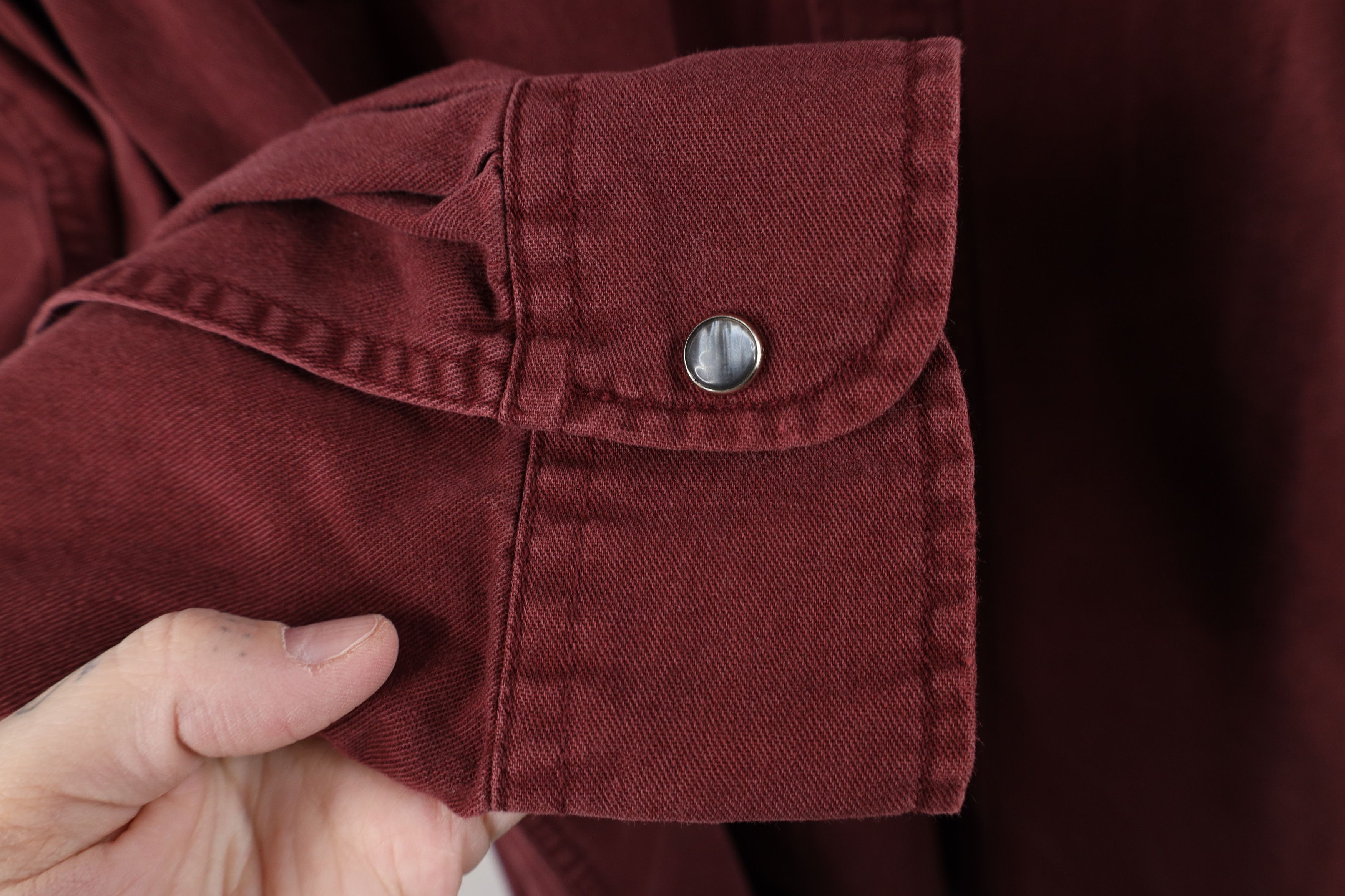 Gap Vintage 90s Gap Western Cowboy Snap Button Shirt Red Cotton Size US XL / EU 56 / 4 - 6 Thumbnail