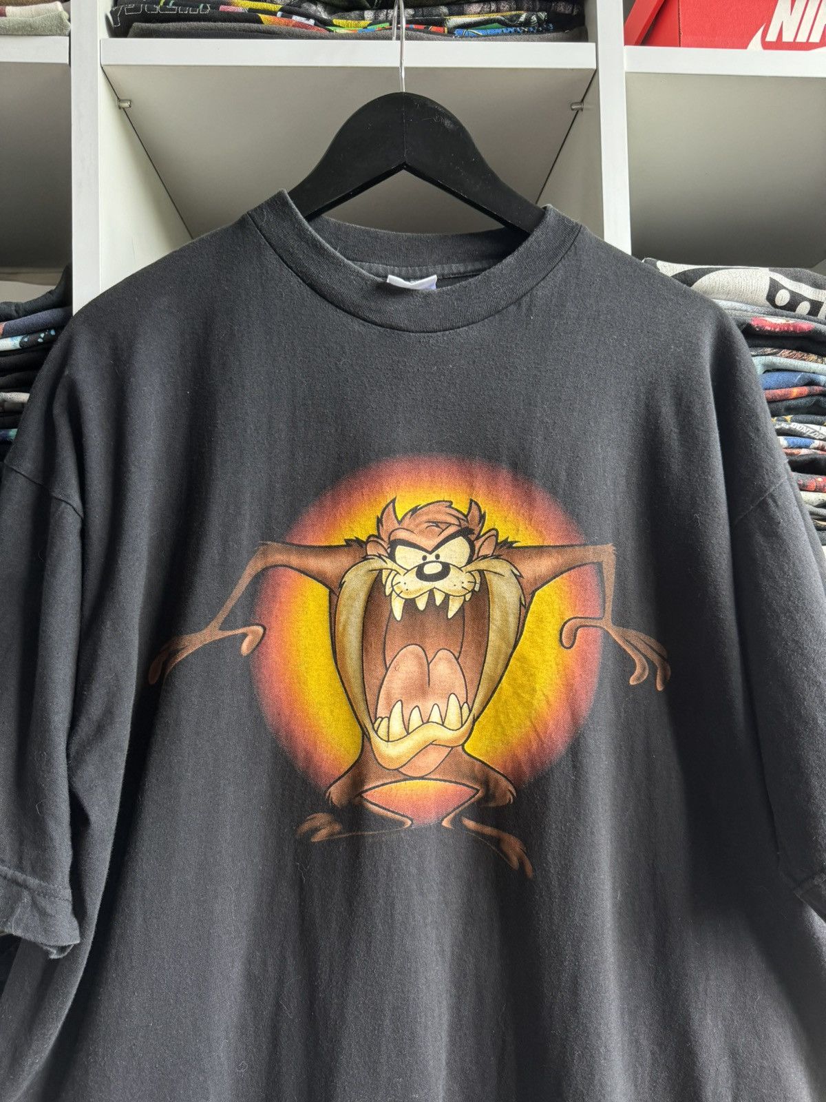 Vintage Vintage 90s Looney Tunes TAZ Movie Tee T Shirt Size US XL / EU 56 / 4 - 2 Thumbnail