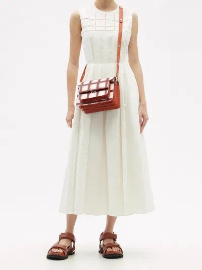 Marni o1y1125 Size : OS / Crossbody Bag in Brick/White Size ONE SIZE - 6 Thumbnail