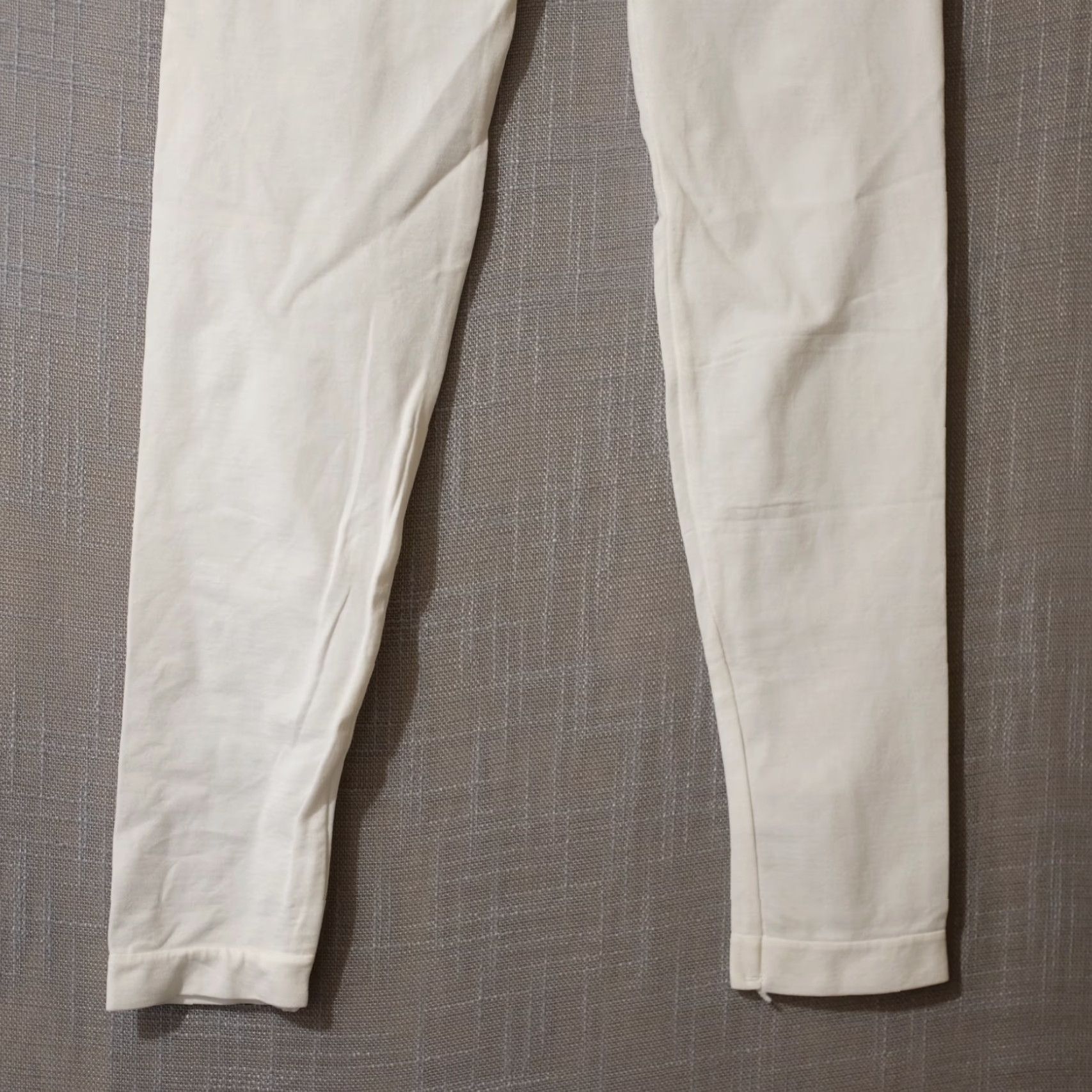 Vintage Nwot! Tanco Knit Legging Pants Style: C02 White Womens One Size #A1-78 Leggings Size 42" / US 20 - 3 Thumbnail