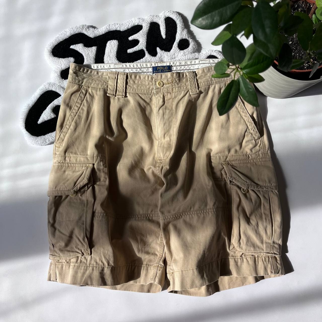 Polo Ralph Lauren × Vintage Polo Ralph Lauren Cargo Shorts Size US 36 / EU 52 - 1 Thumbnail