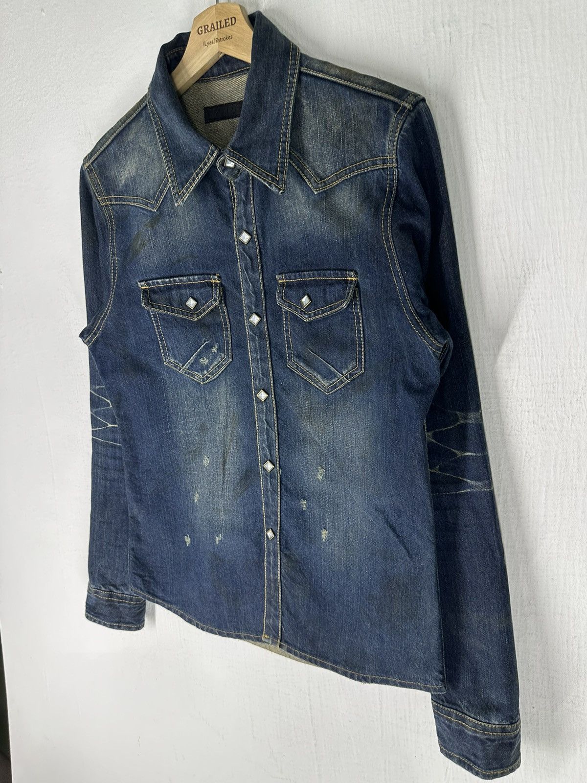 Japanese Brand Fuga Denim Jacket Size US S / EU 44-46 / 1 - 2 Thumbnail