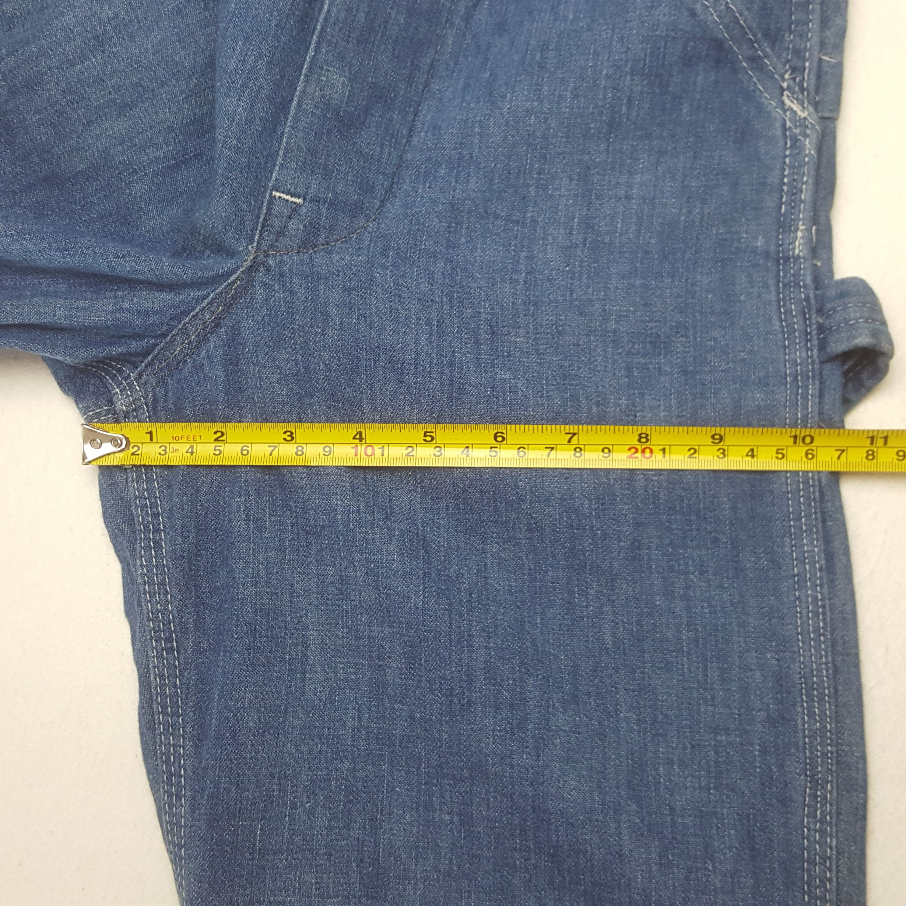Lee Vintage RARE Lee Denim Overalls Pants C318N3 Size US 26 / EU 42 - 10 Thumbnail