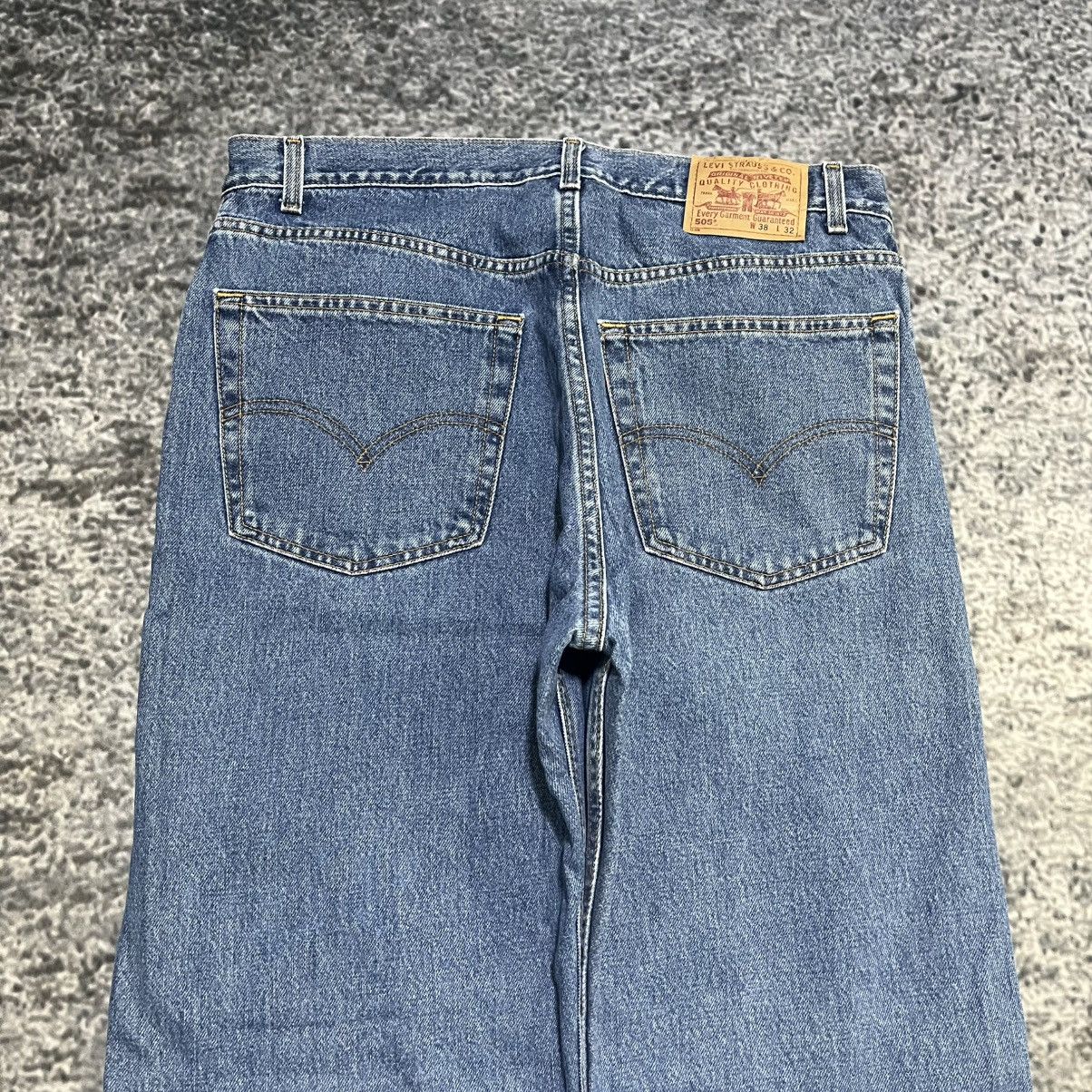 Levi's Vintage 90s Levi's 505 Straight Leg Grunge Skater Jeans Size US 36 / EU 52 - 3 Thumbnail