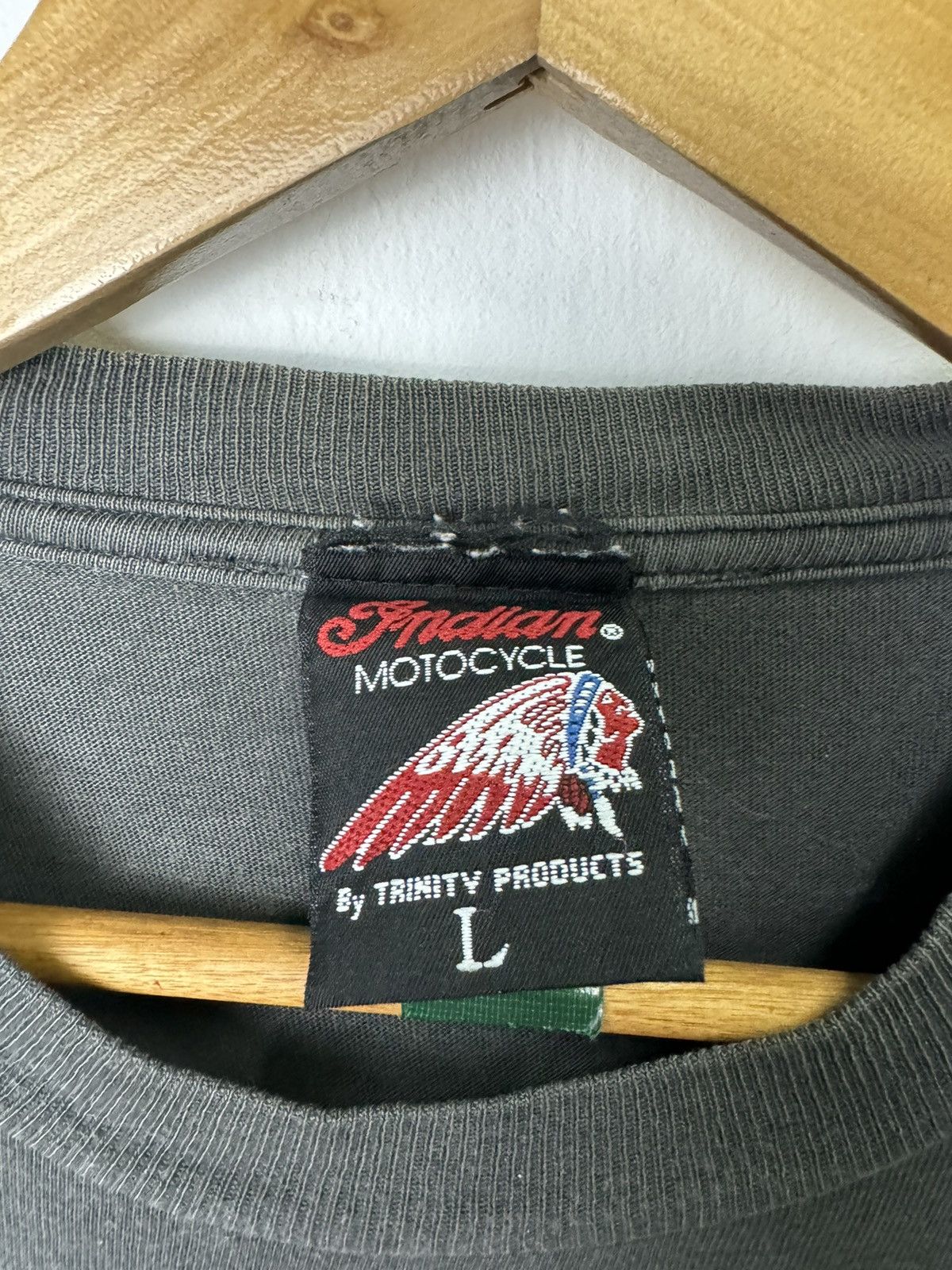 Indian Motorcycle × Vintage Vintage Indian Motocycle T Shirt Size US L / EU 52-54 / 3 - 4 Thumbnail