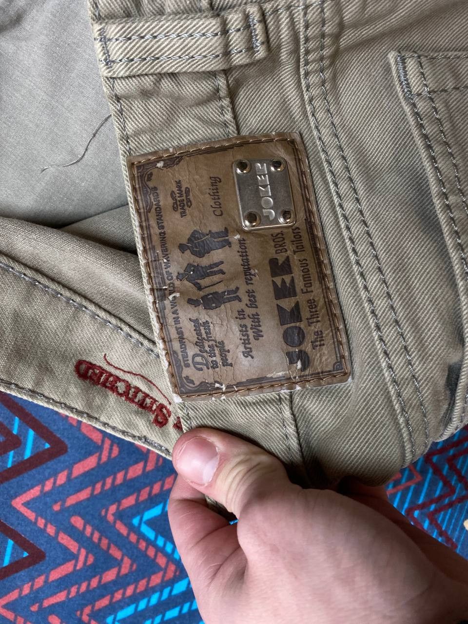 Japanese Brand × Vintage Joker Hip Hop Brand baggy jeans denim wide leg logo rap Size US 31 - 5 Thumbnail