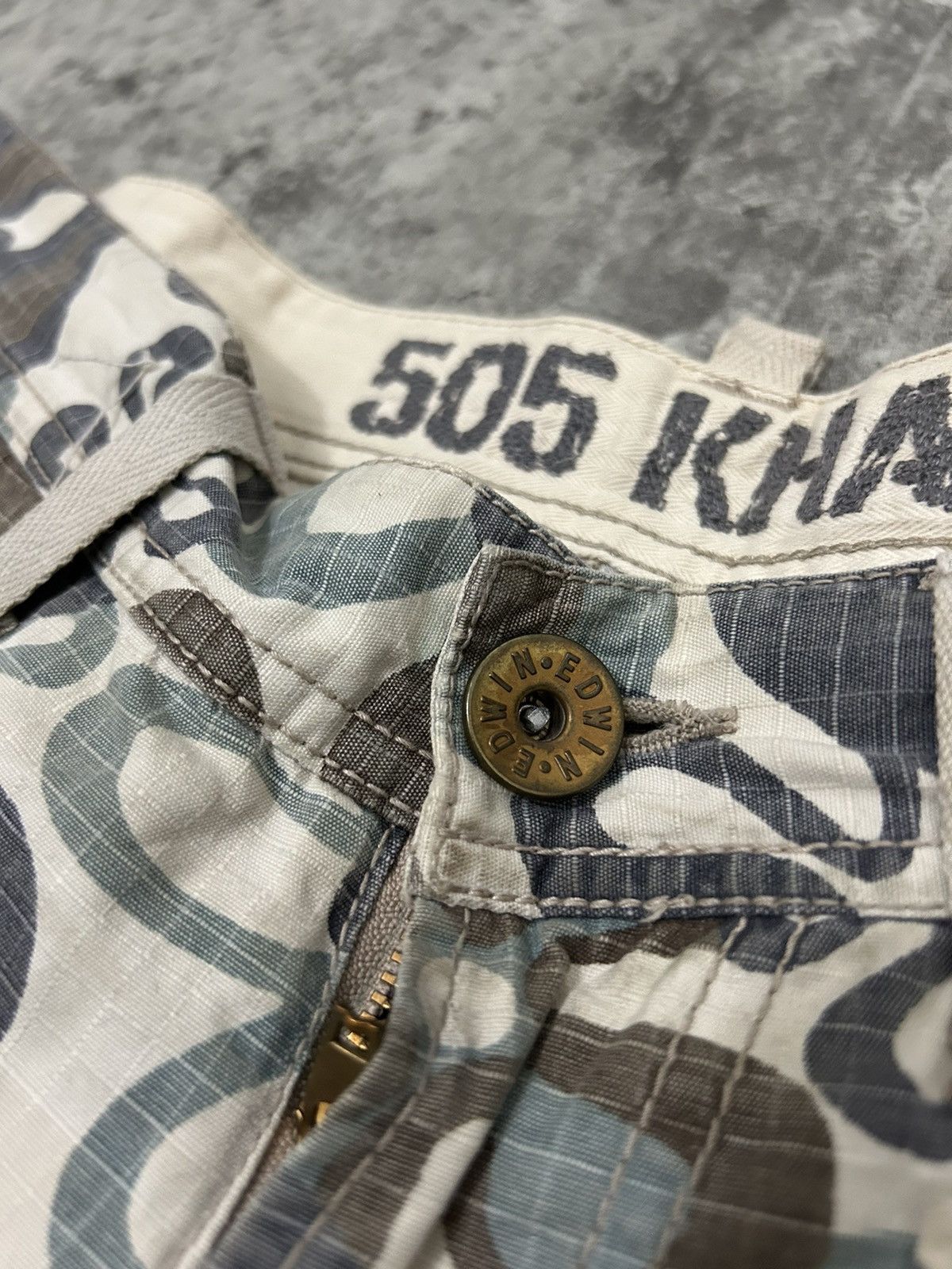 Edwin × Hysteric Glamour × Japanese Brand Edwin 505 Flower Multipocket Cargo Pants Size US 32 / EU 48 - 11 Thumbnail