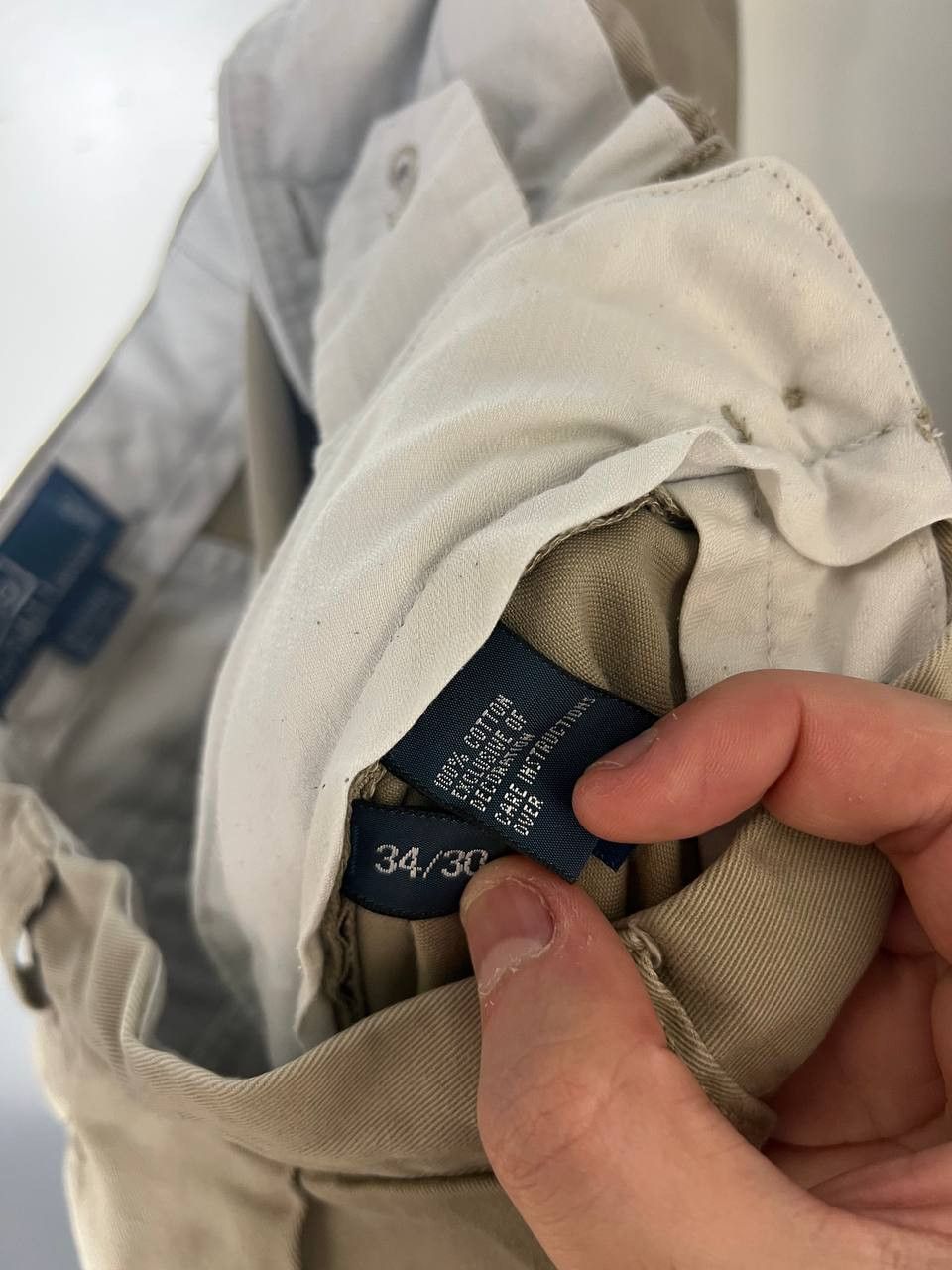 Polo Ralph Lauren VINTAGE POLO RALPH LAUREN RETRO CHINO PANTS Y2K 90s CASUAL Size US 34 / EU 50 - 4 Thumbnail