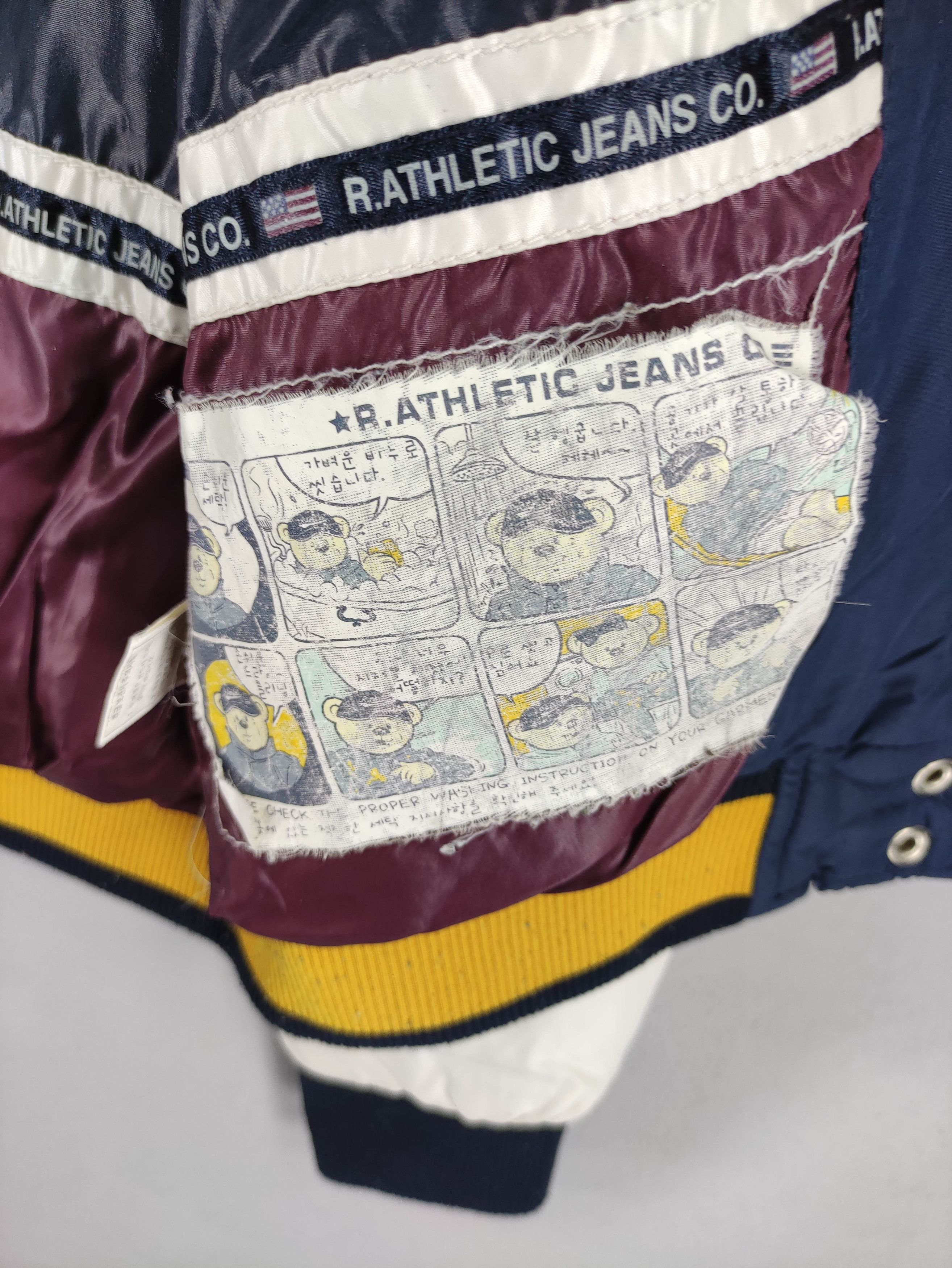 Japanese Brand Vintage R.Athletic Varsity Puffer Jacket Snap Button Size US S / EU 44-46 / 1 - 8 Thumbnail