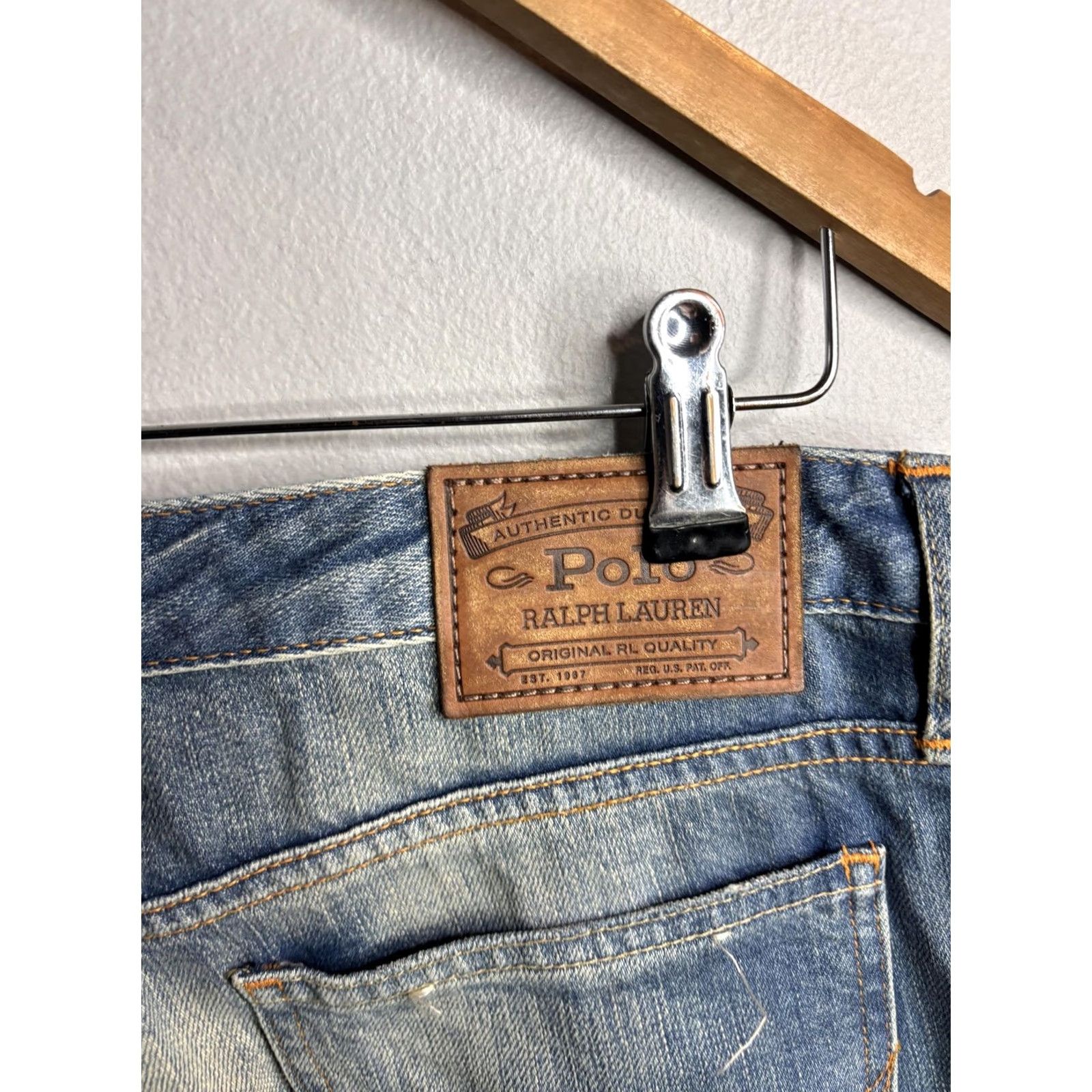 Polo Ralph Lauren Polo Ralph Lauren Jeans Womens 28 Blue Denim Astor Boyfriend Distressed Ripped Jeans Size 28" / US 6 / IT 42 - 3 Thumbnail